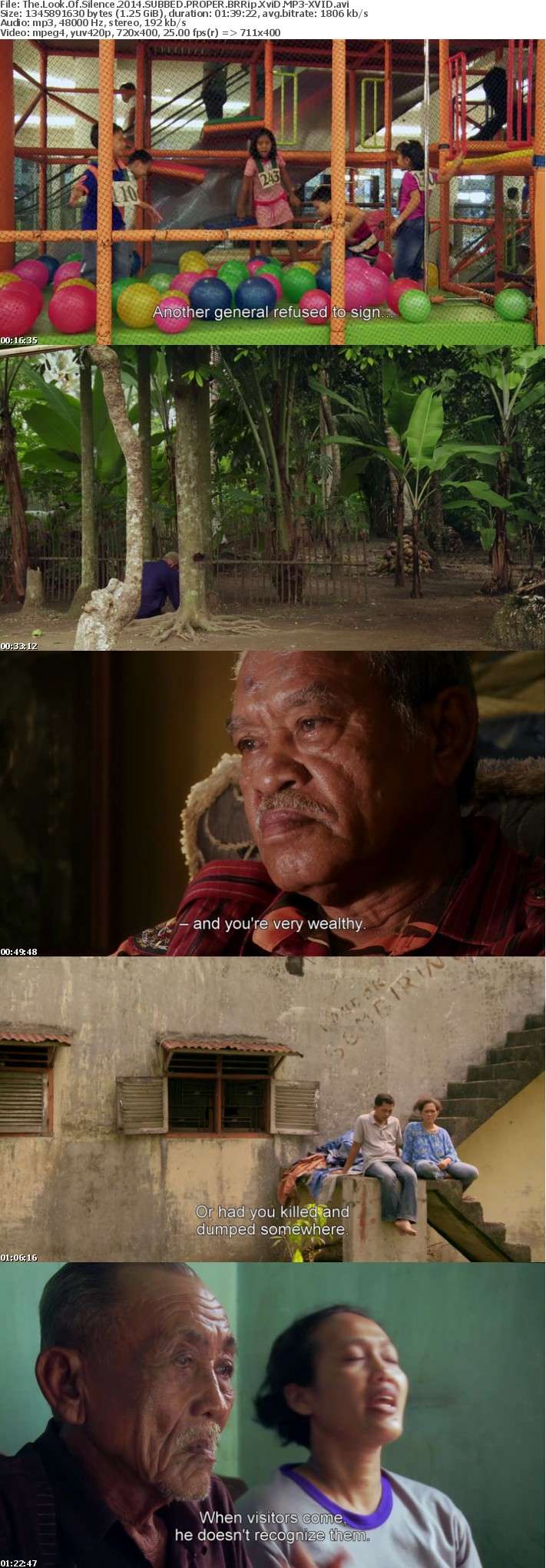The Look Of Silence 2014 SUBBED PROPER BRRip XviD MP3-XVID The Look Of Silence 2014 SUBBED PROPER BRRip XviD MP3-XVID
