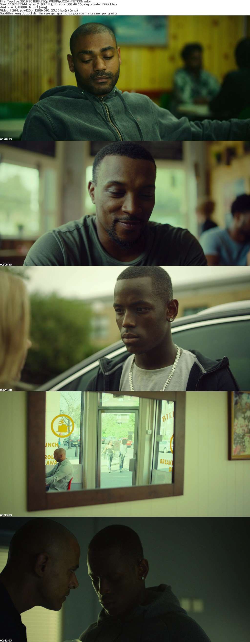 Top Boy 2019 S01E03 720p WEBRip X264-METCON Top Boy 2019 S01E03 720p WEBRip X264-METCON