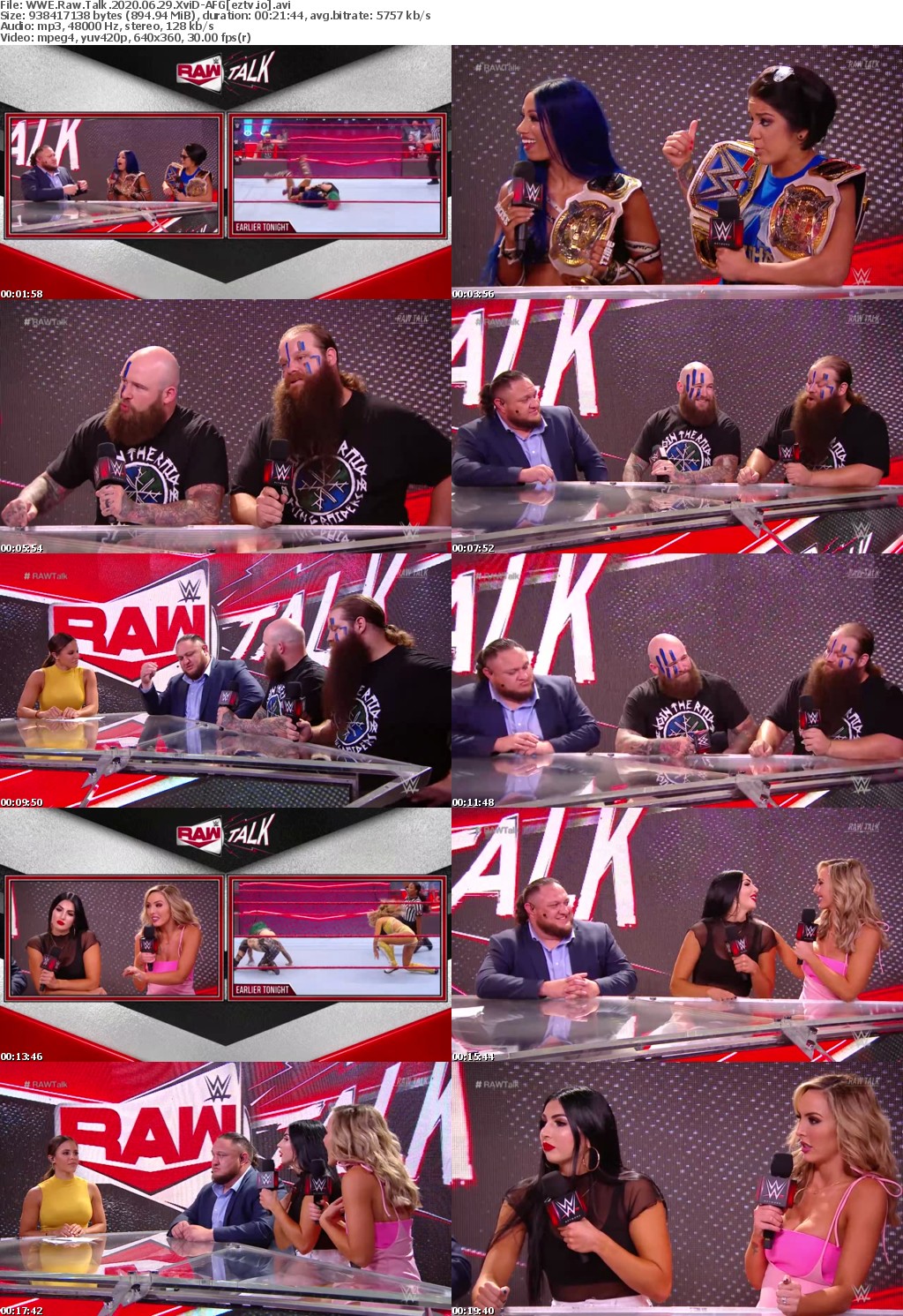 WWE Raw Talk 2020 06 29 XviD-AFG