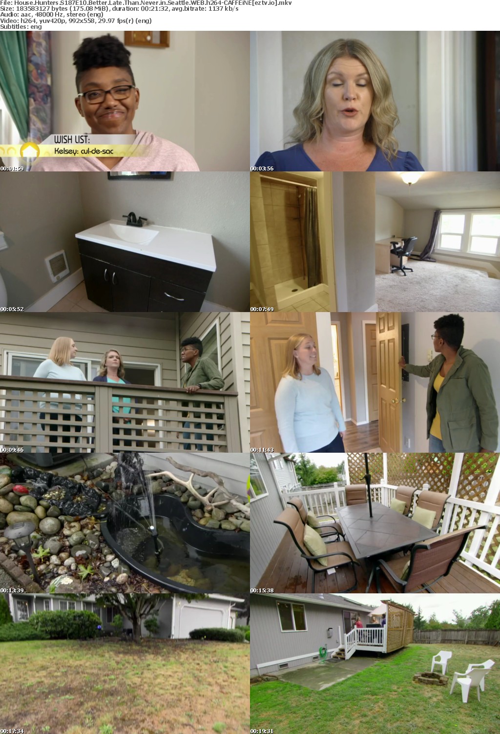 House Hunters S187E10 Better Late Than Never in Seattle WEB h264-CAFFEiNE
