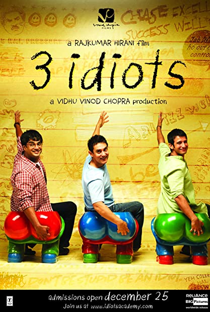 3 Idiots 2009 Hindi 720p BluRay x264 AAC 5 1 ESubs - LOKiHD - Telly