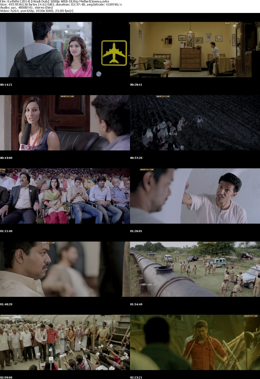 Kaththi (2014) Hindi Dub 1080p WEB-DLRip MelbetCinema