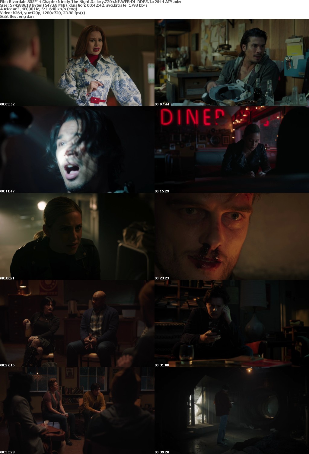 Riverdale US S05E14 Chapter Ninety The Night Gallery 720p NF WEBRip DDP5 1 x264-LAZY