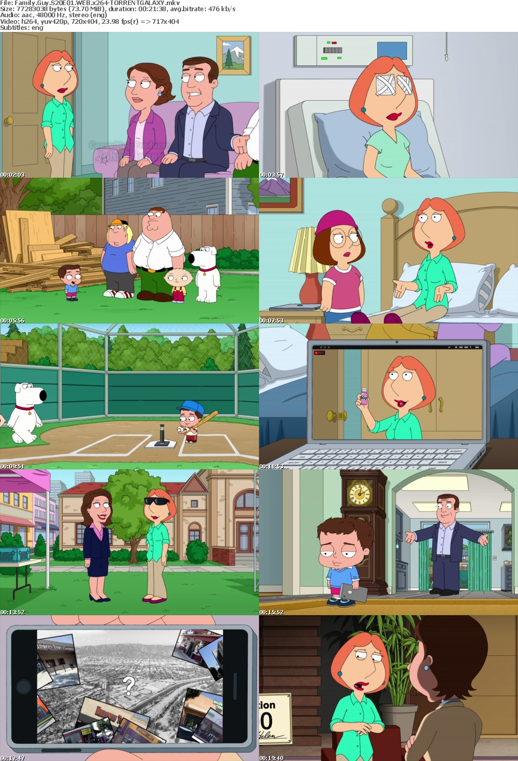 Family Guy S20E01 WEB x264-GALAXY