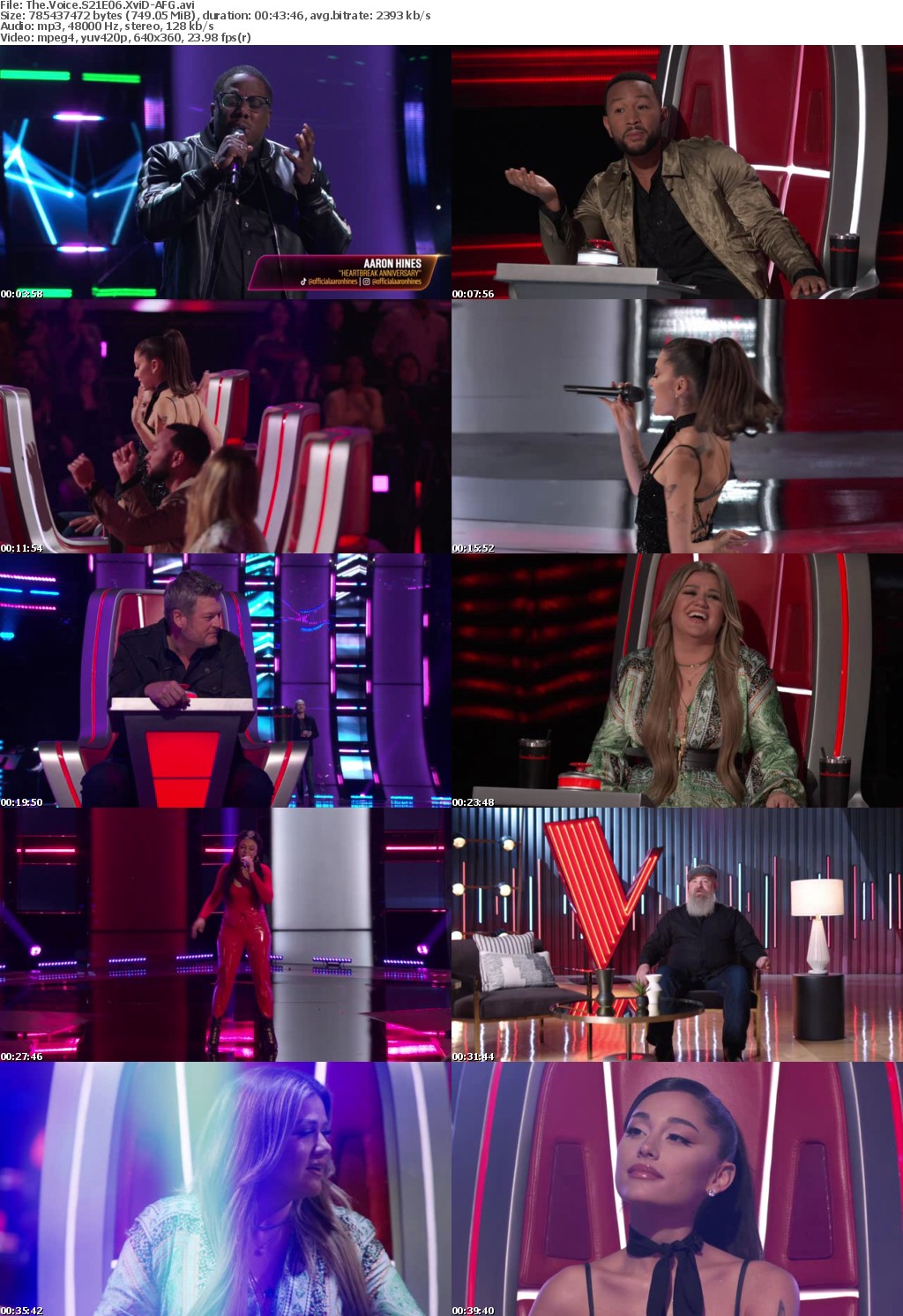 The Voice S21E06 XviD-AFG