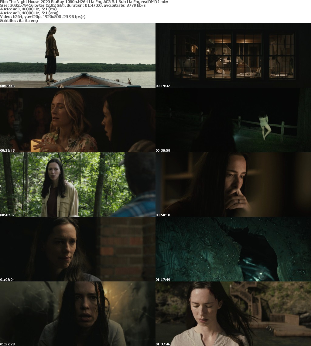 The Night House (2020) La Casa Oscura BluRay 1080p H264 Ita Eng AC3 5 1 Sub Ita Eng realDMDJ