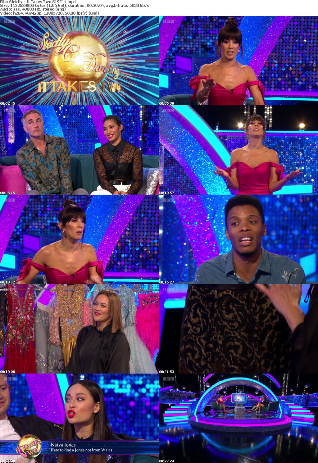 Strictly - It Takes Two S19E14 (1280x720p HD, 50fps, soft Eng subs)