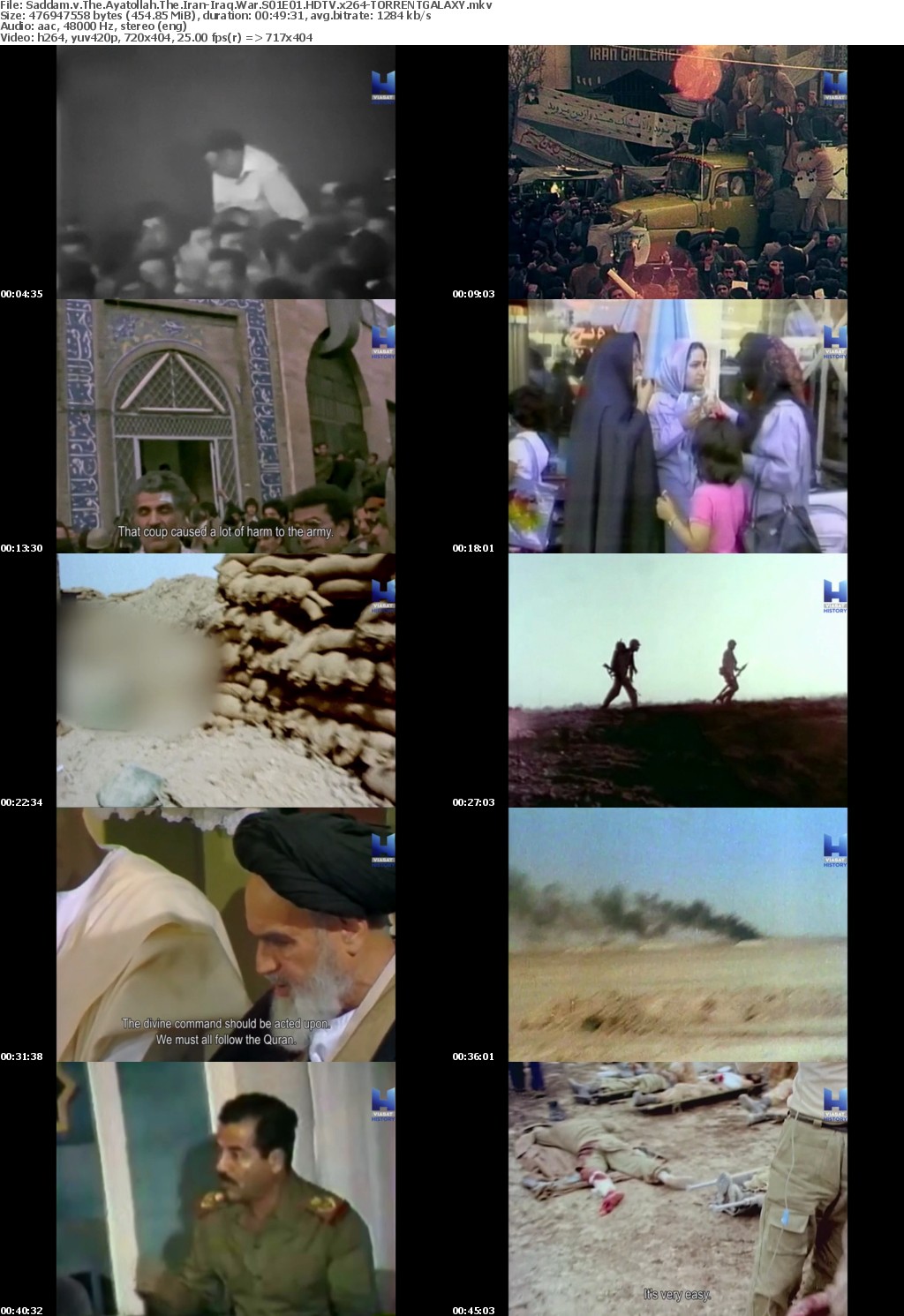 Saddam v The Ayatollah The Iran-Iraq War S01E01 HDTV x264-GALAXY