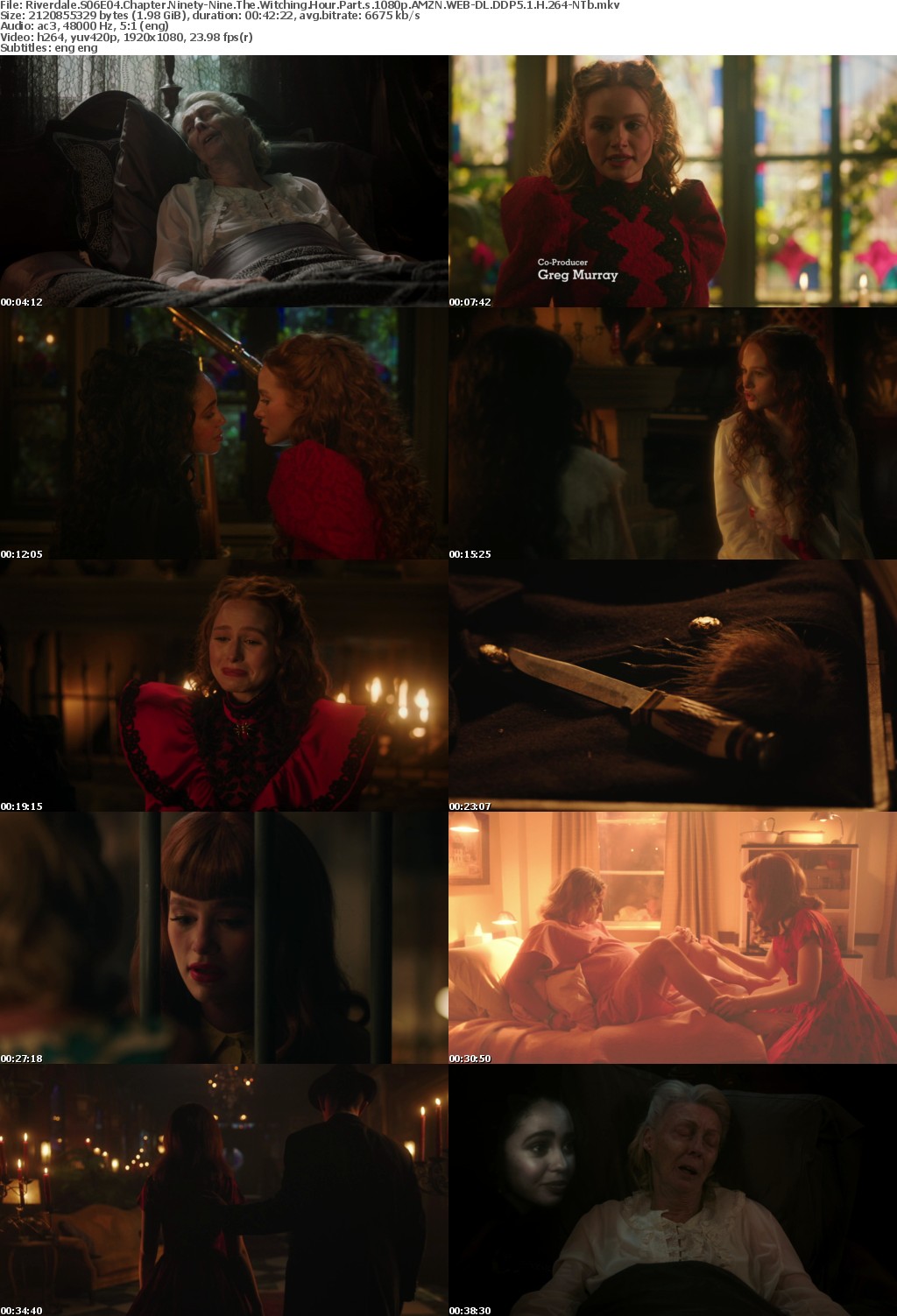 Riverdale US S06E04 Chapter Ninety-Nine The Witching Hour Part s 1080p AMZN WEBRip DDP5 1 x264-NTb