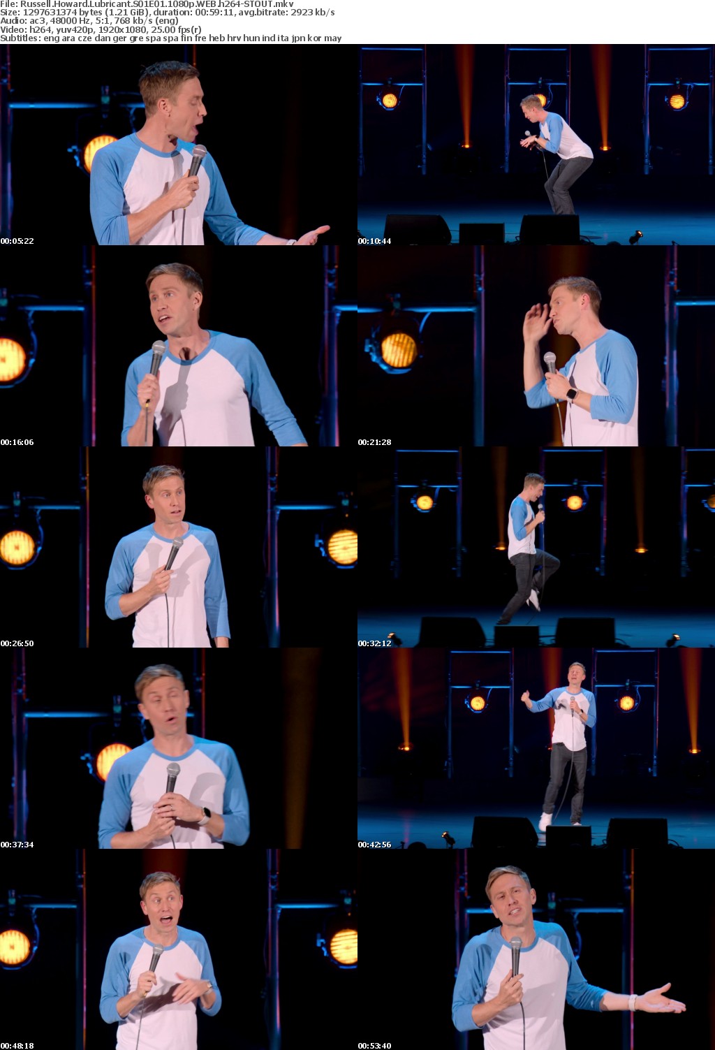 Russell Howard Lubricant S01 1080p NF WEBRip DDP5 1 x264-STOUT
