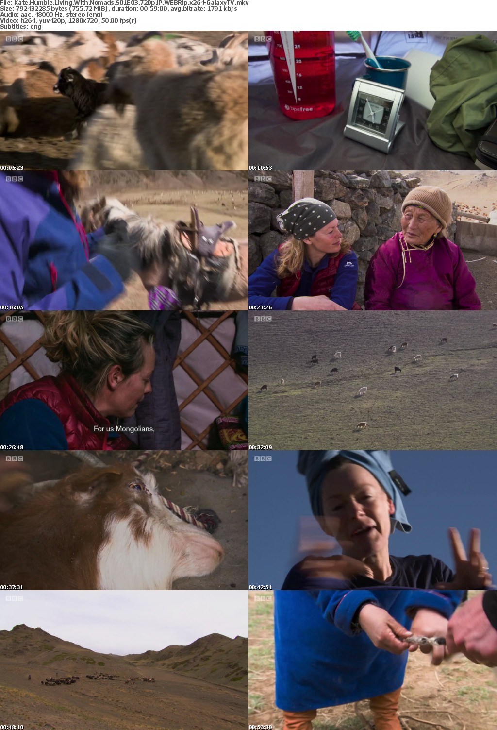 Kate Humble Living With Nomads S01 COMPLETE 720p iP WEBRip x264-GalaxyTV