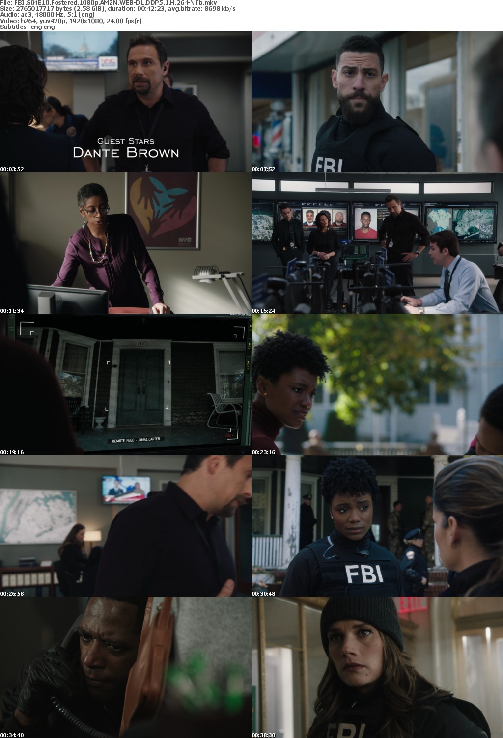 FBI S04E10 Fostered 1080p AMZN WEBRip DDP5 1 x264-NTb