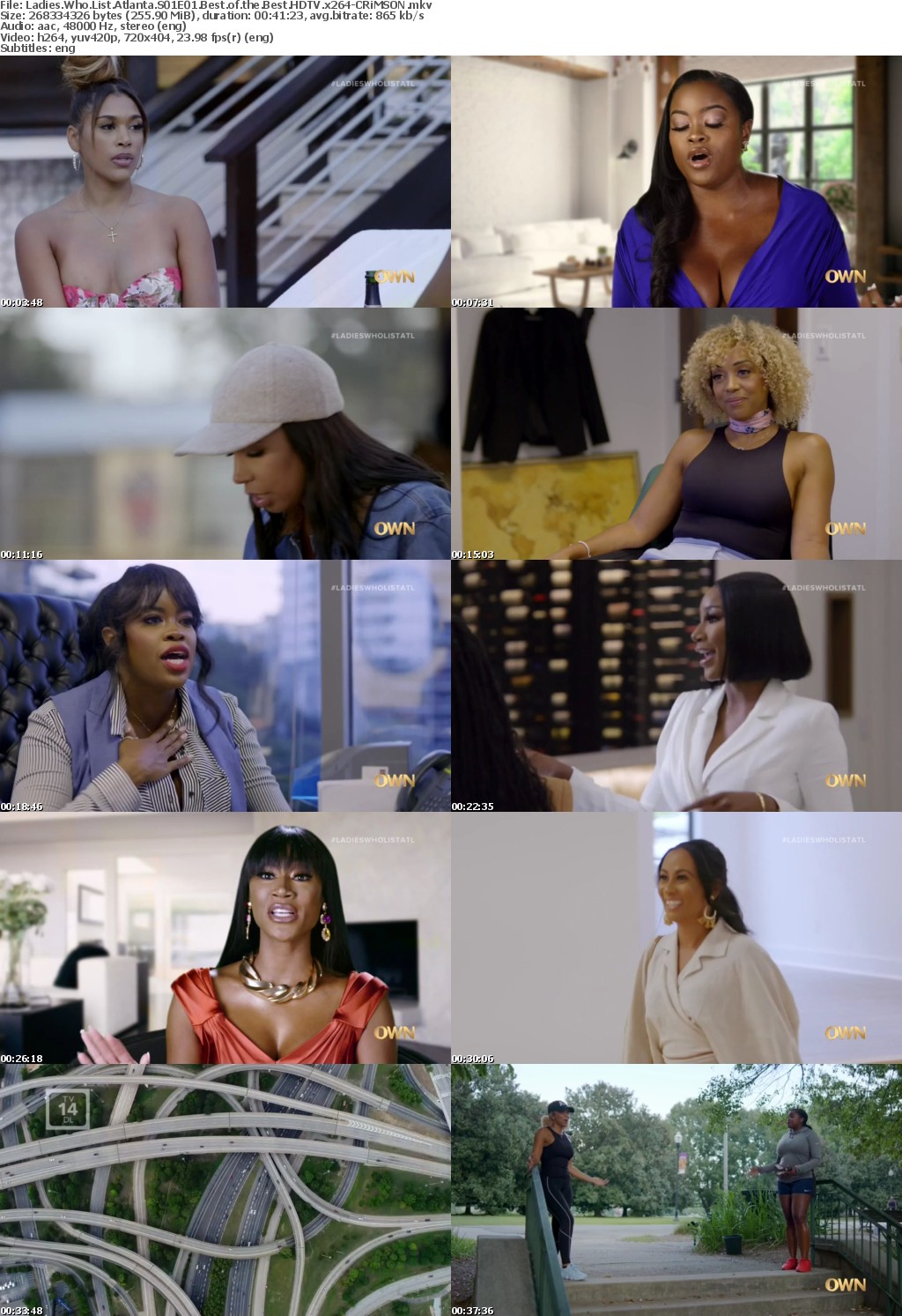 Ladies Who List Atlanta S01E01 Best of the Best HDTV x264-CRiMSON