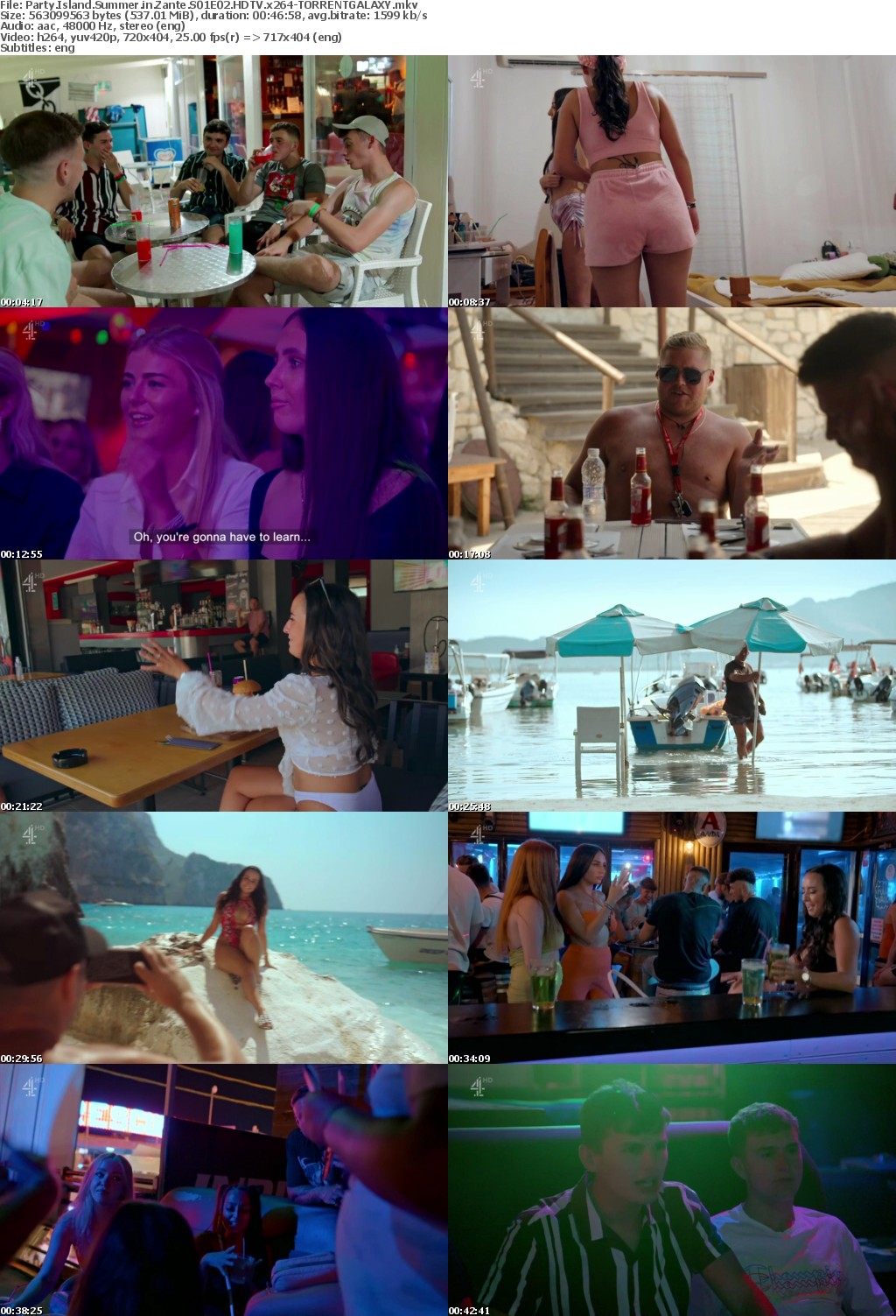 Party Island Summer in Zante S01E02 HDTV x264-GALAXY