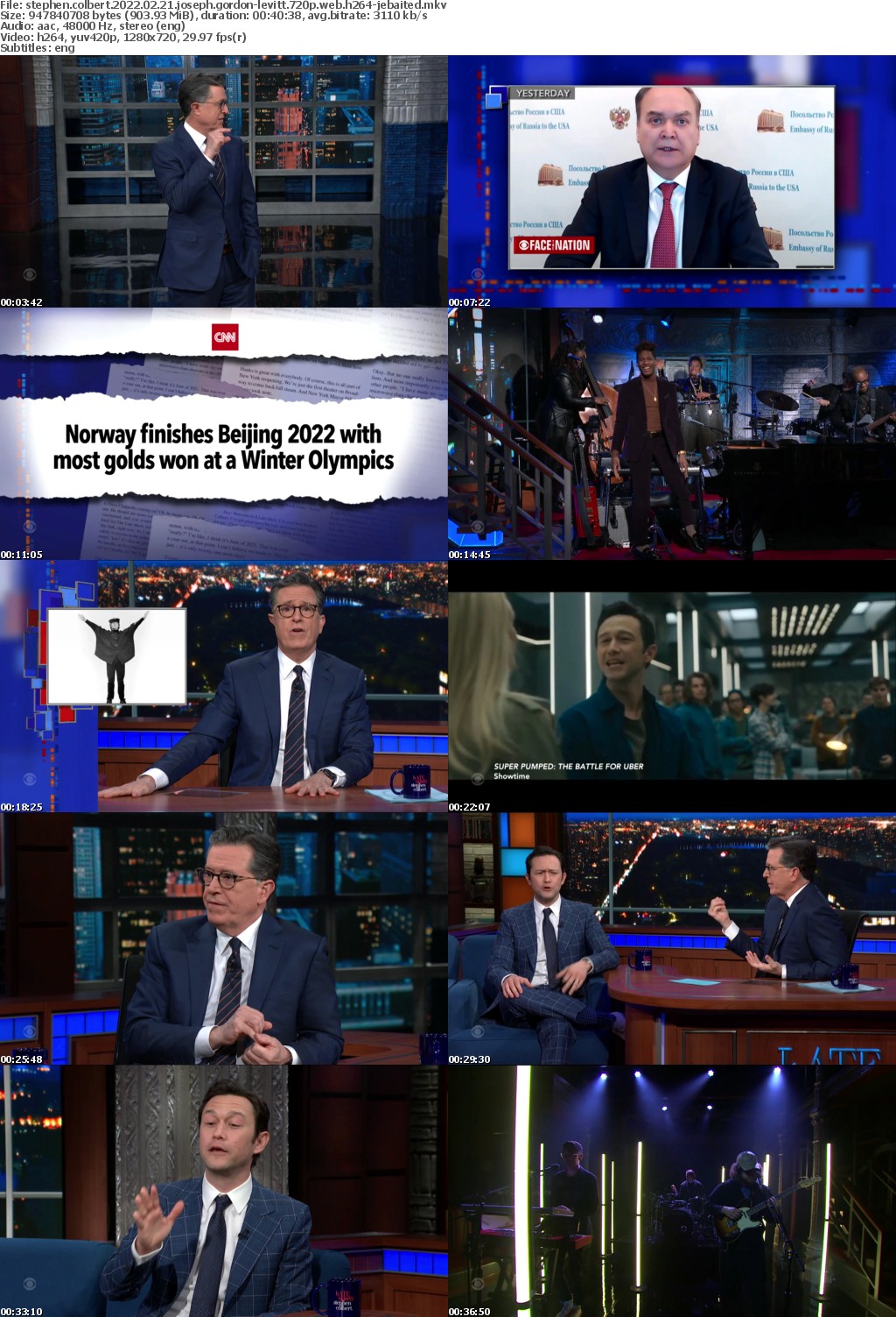 Stephen Colbert 2022 02 21 Joseph Gordon-Levitt 720p WEB H264-JEBAITED