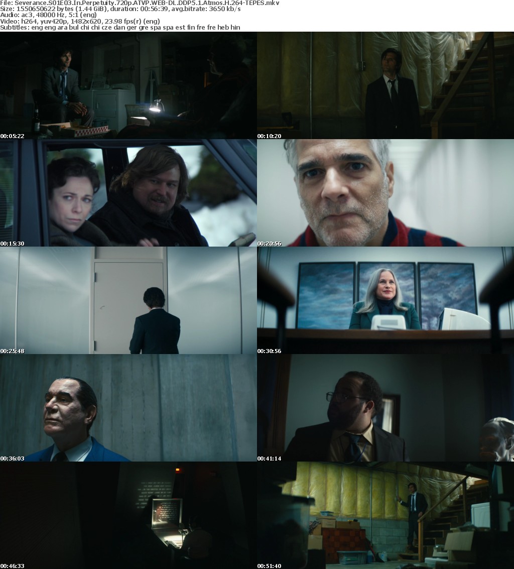 Severance S01E03 In Perpetuity 720p ATVP WEBRip DDP5 1 x264-TEPES