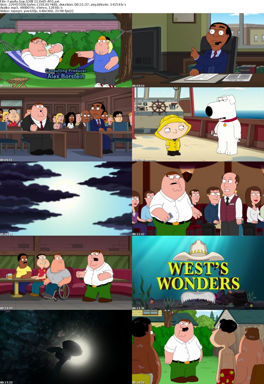 Family Guy S20E13 XviD-AFG