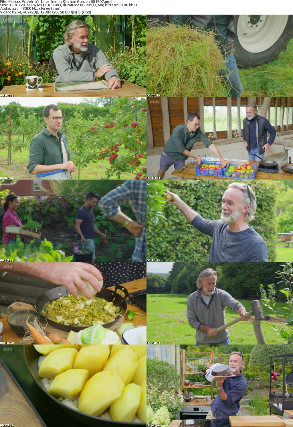 Marcus Wareings Tales from a Kitchen Garden S01E07 (1280x720p HD, 50fps, soft Eng subs)
