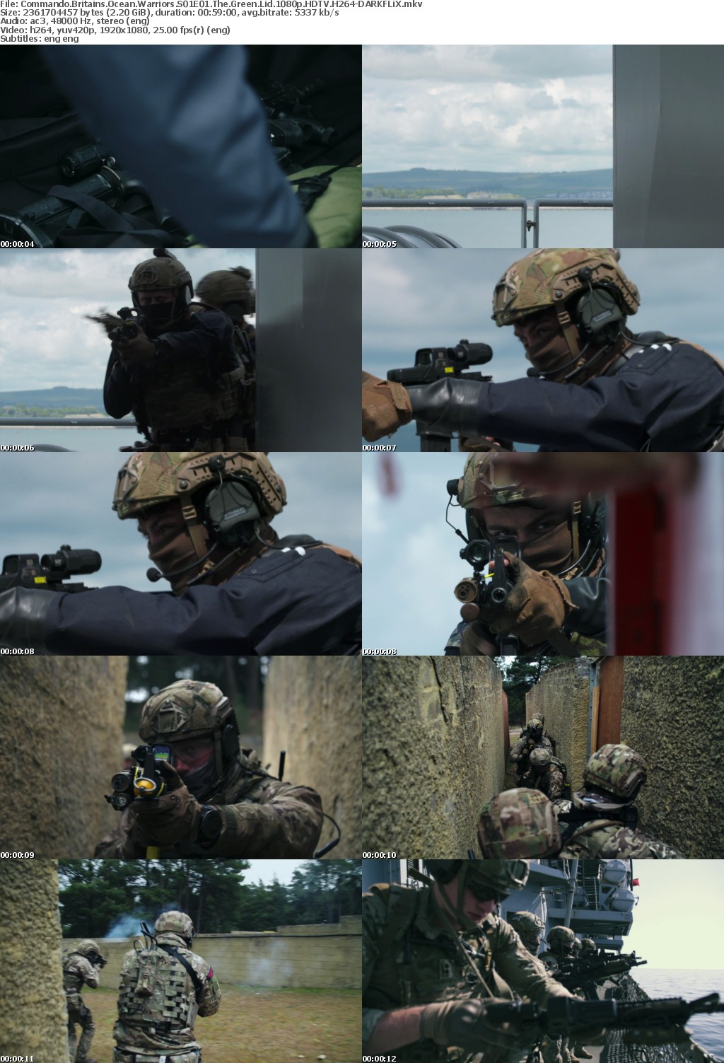 Commando Britains Ocean Warriors S01E01 The Green Lid 1080p HDTV H264-DARKFLiX