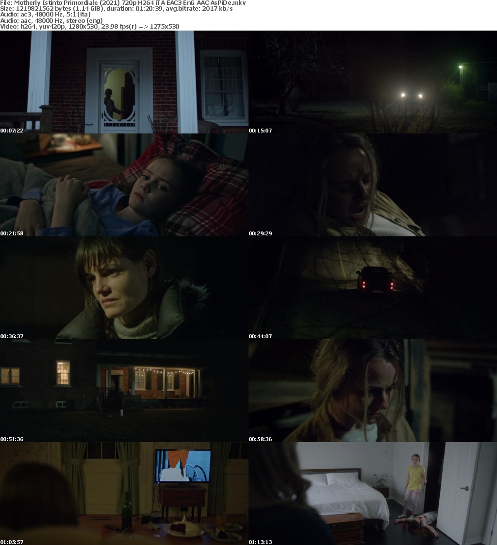 Motherly Istinto Primordiale (2021) 720p H264 iTA EAC3 EnG AAC AsPiDe