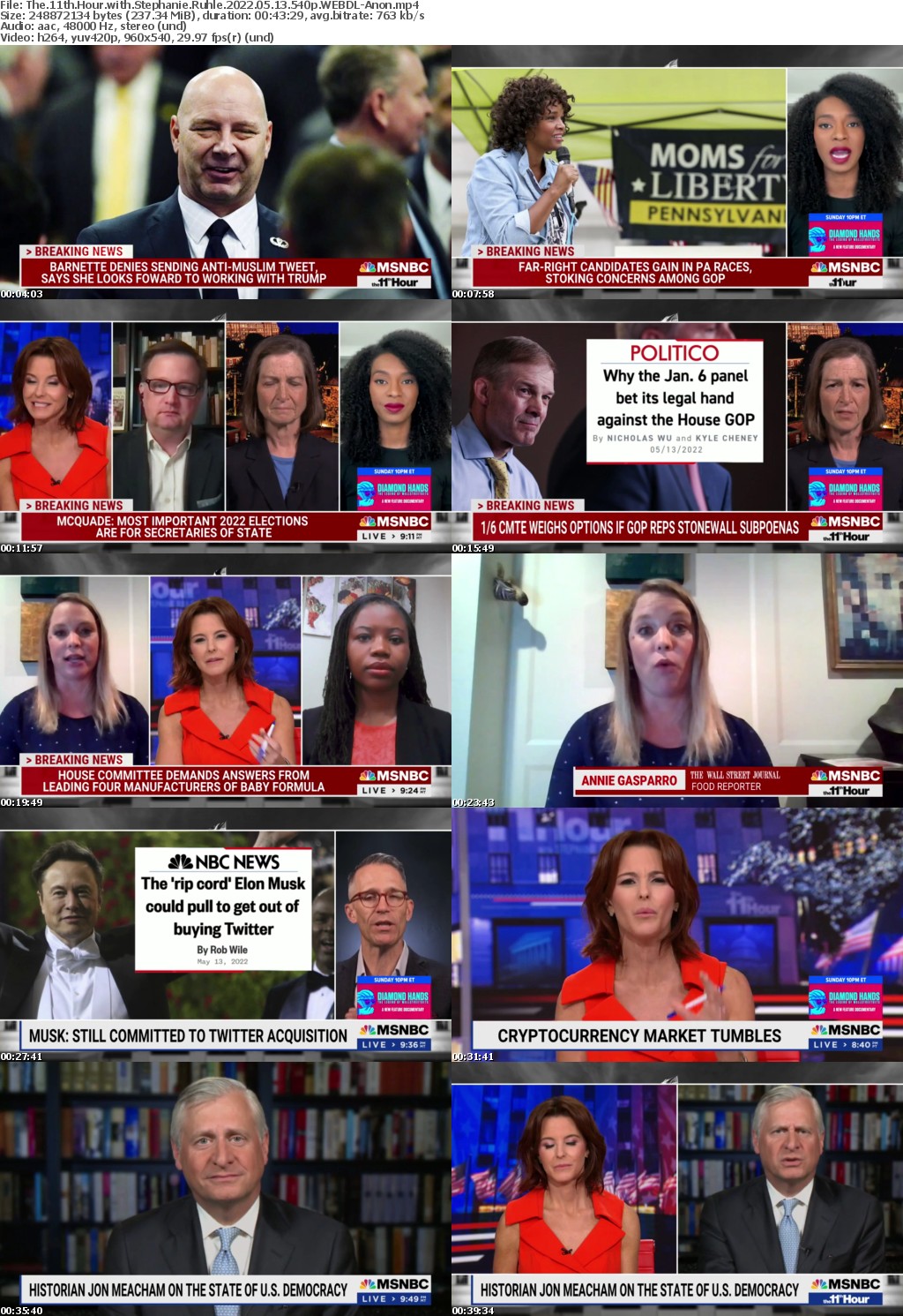 The 11th Hour with Stephanie Ruhle 2022 05 13 540p WEBDL-Anon