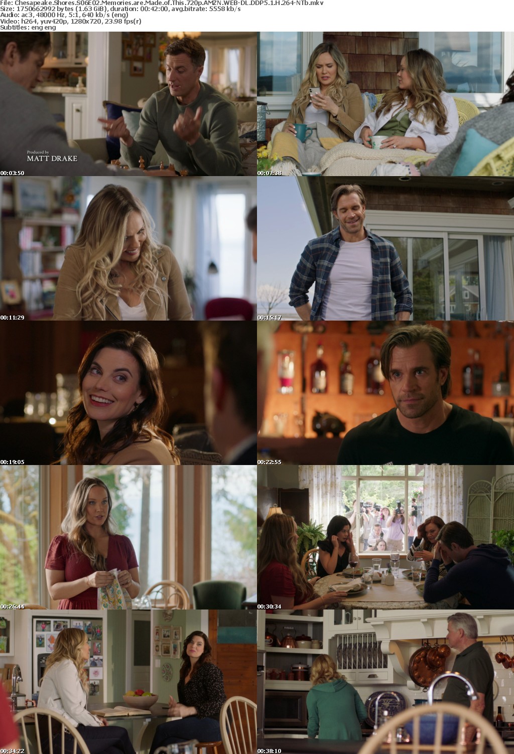 Chesapeake Shores S06E02 Memories are Made of This 720p AMZN WEBRip DDP5 1 x264-NTb