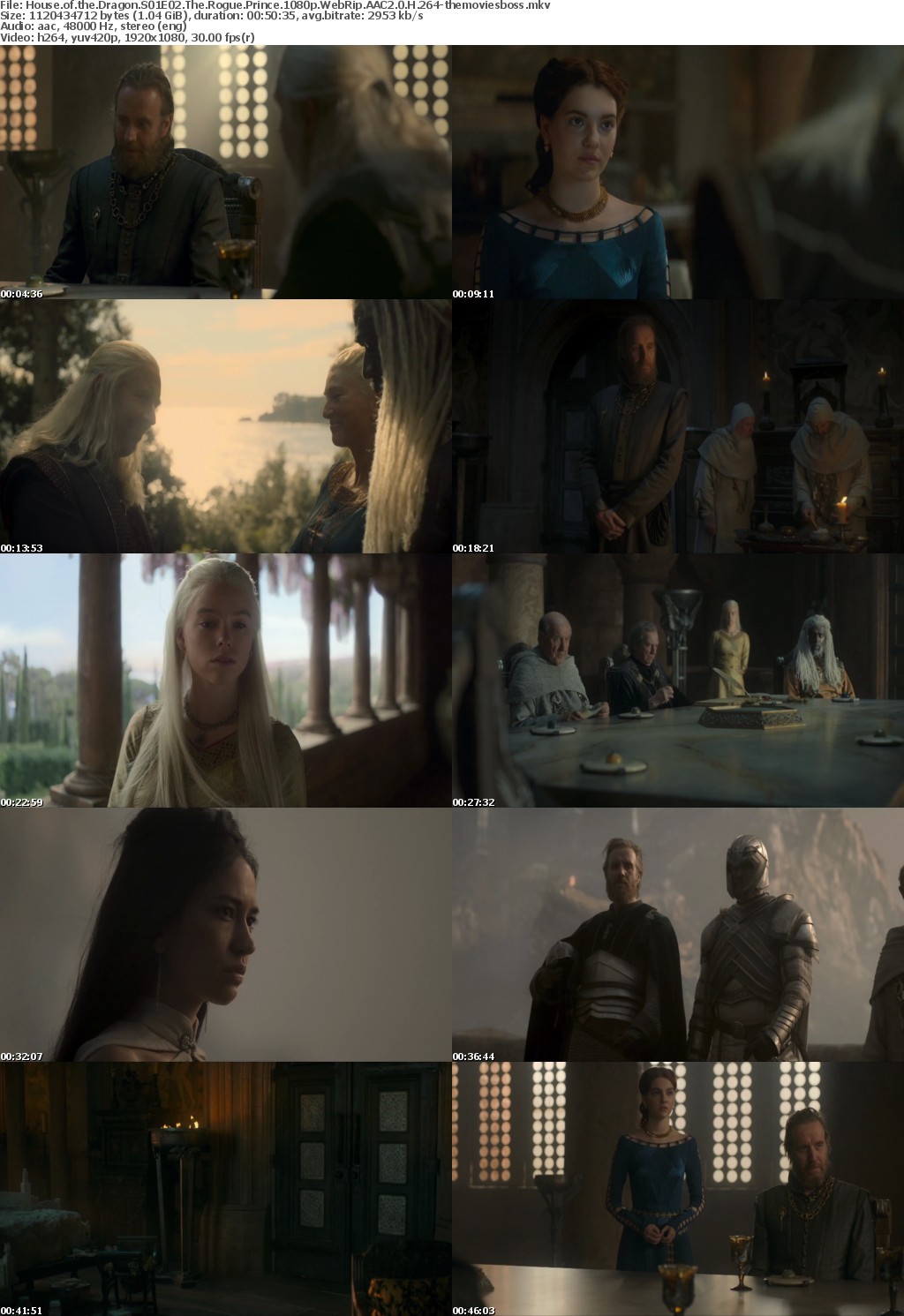 House of the Dragon S01E02 The Rogue Prince 1080p WebRip AAC2 0 H 264-themoviesboss