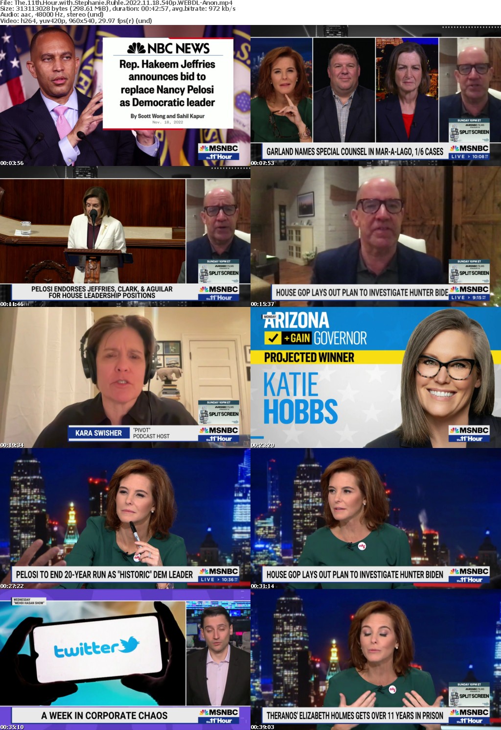The 11th Hour with Stephanie Ruhle 2022 11 18 540p WEBDL-Anon