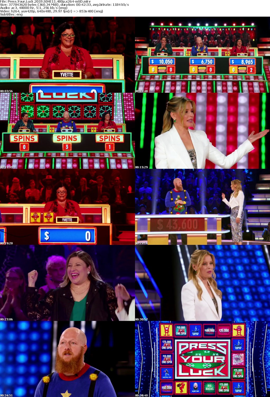 Press Your Luck 2019 S04E11 480p x264-mSD