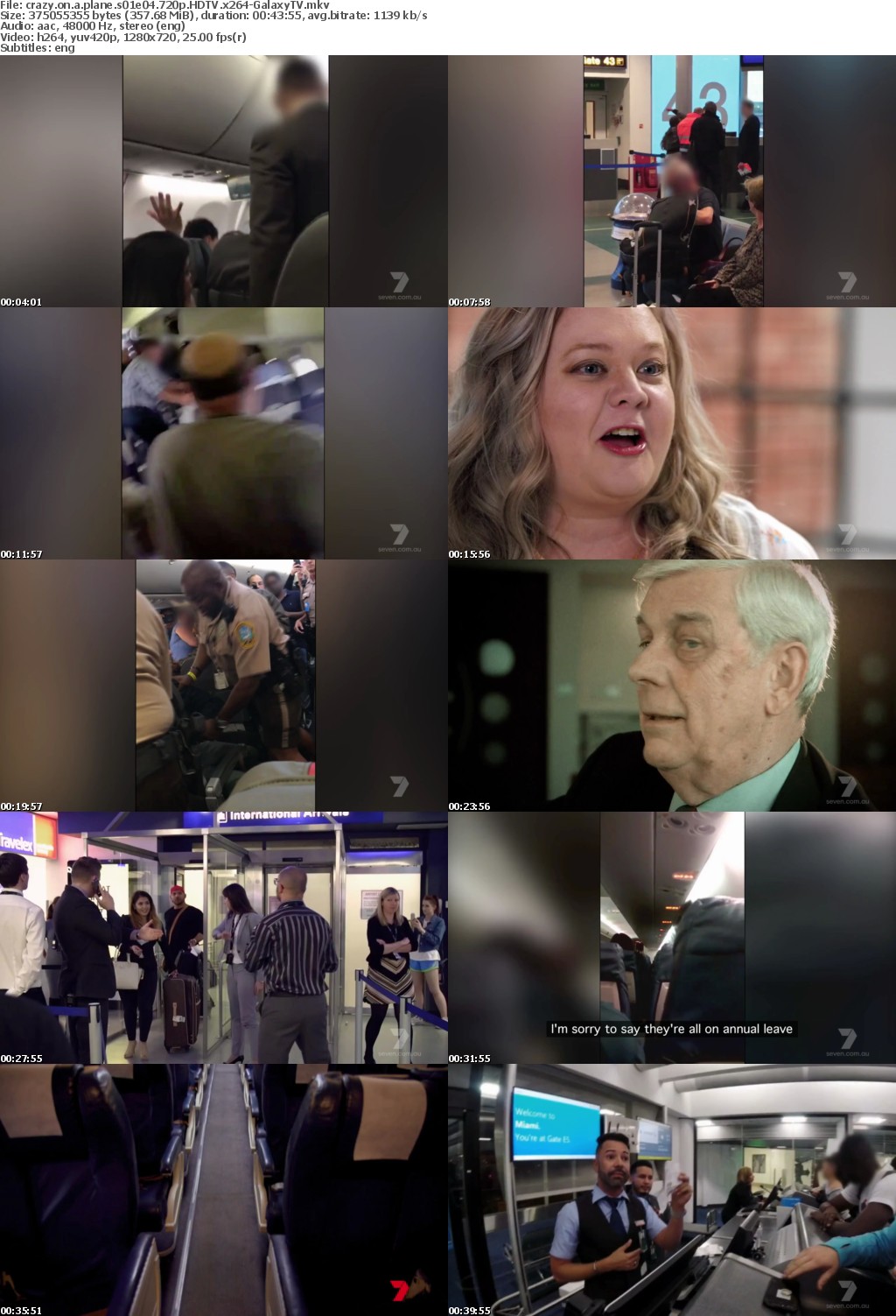 Crazy On A Plane S01 COMPLETE 720p HDTV x264-GalaxyTV