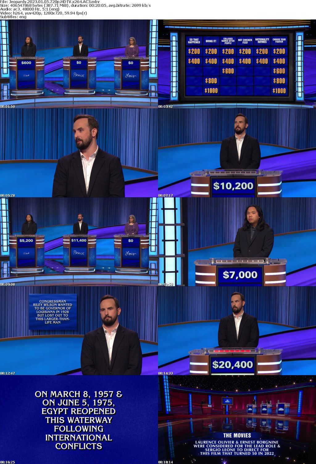 Jeopardy 2023 01 05 720p HDTV x264 AC3 atgoat