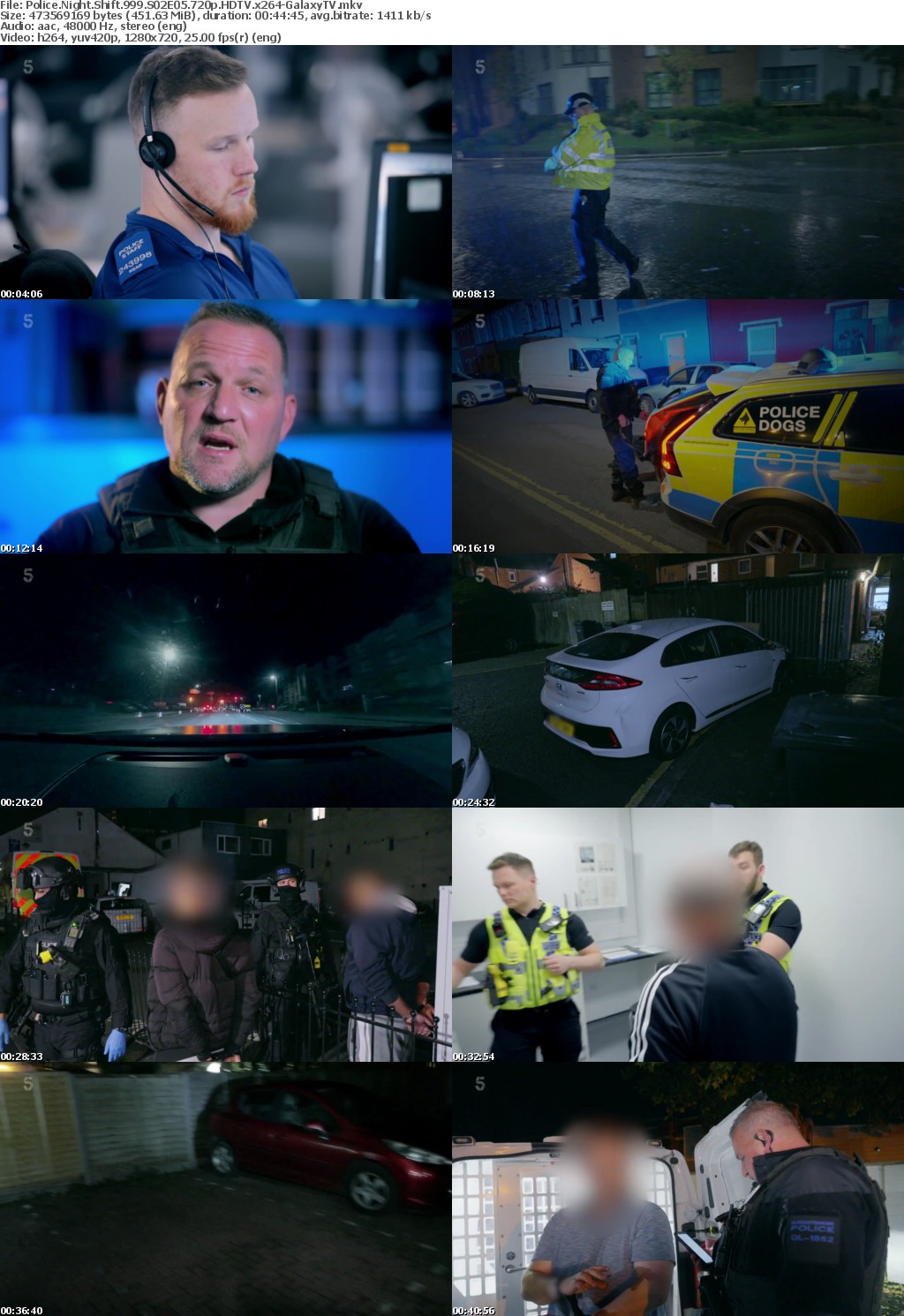 Police Night Shift 999 S02 COMPLETE 720p HDTV x264-GalaxyTV