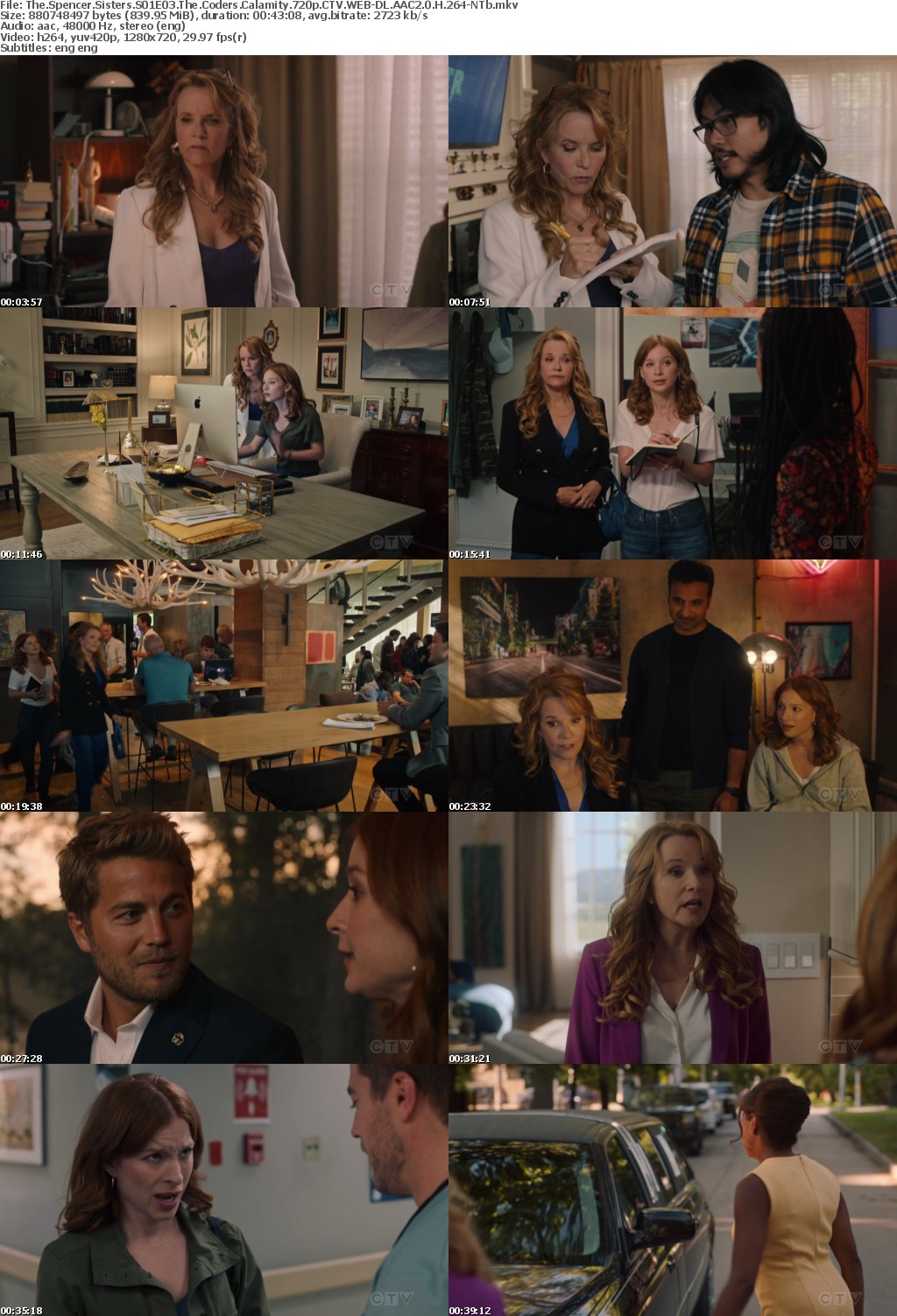 The Spencer Sisters S01E03 The Coders Calamity 720p CTV WEBRip AAC2 0 H264-NTb