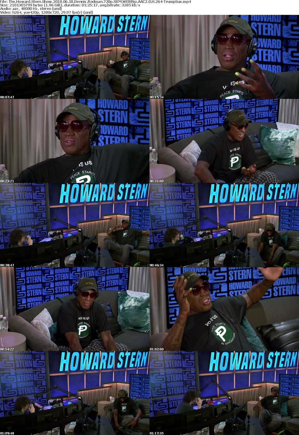 Howard Stern Show 2018 06 18 Dennis Rodman 720p Dbaum2