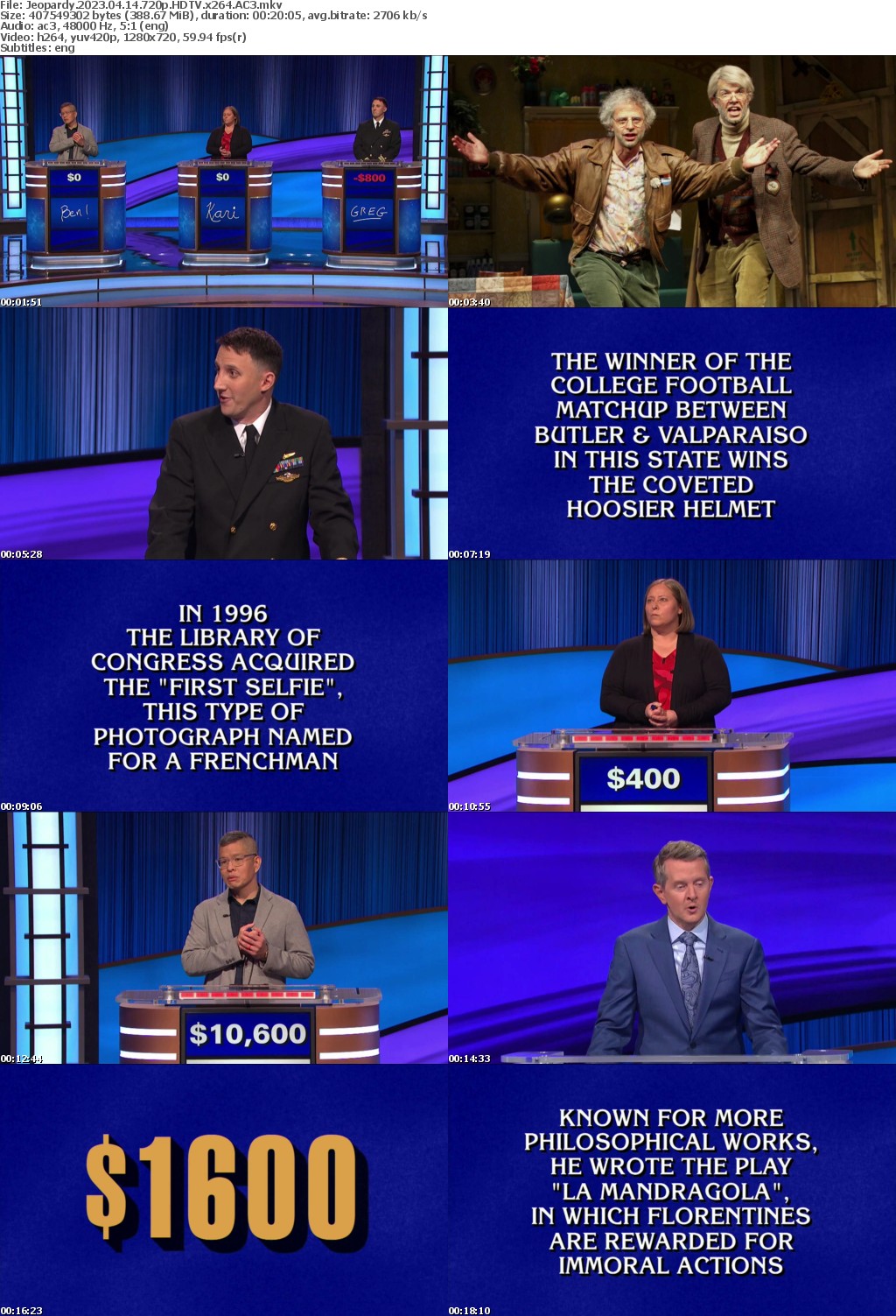 Jeopardy 2023 04 14 720p HDTV x264 AC3 atgoat