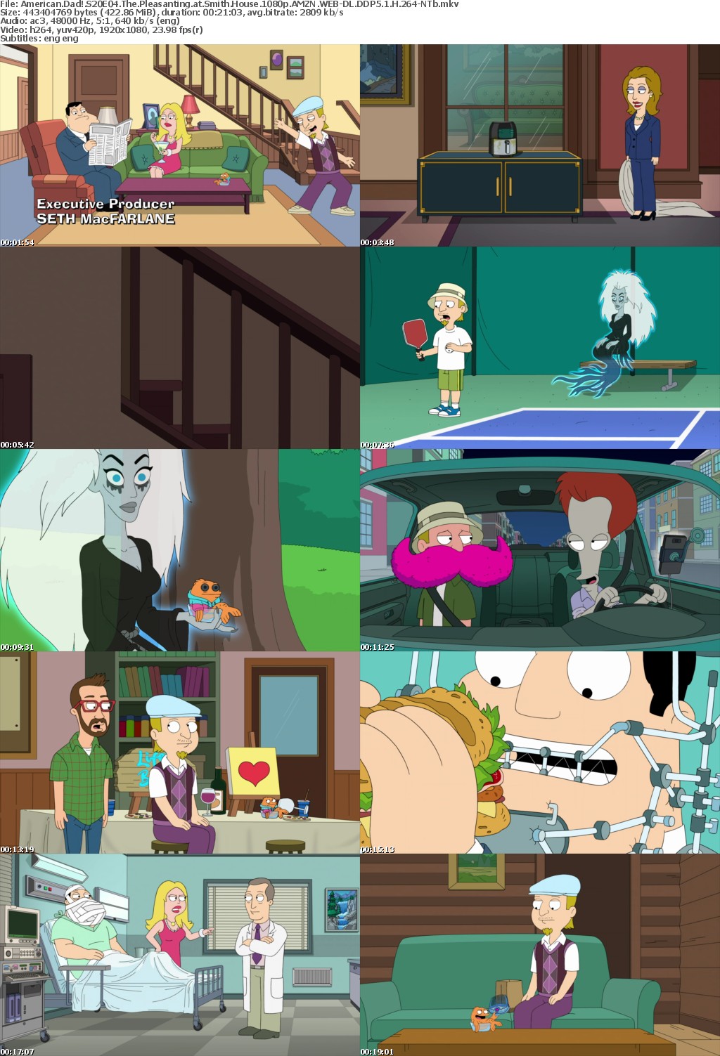 American Dad S20E04 The Pleasanting at Smith House 1080p AMZN WEBRip DDP5 1 x264-NTb