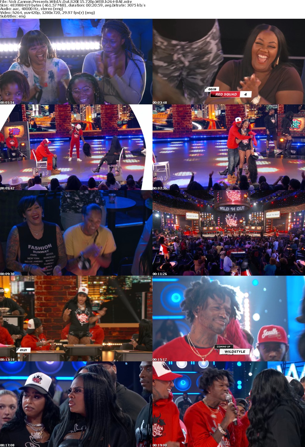 Nick Cannon Presents Wild N Out S20E15 720p WEB h264-BAE