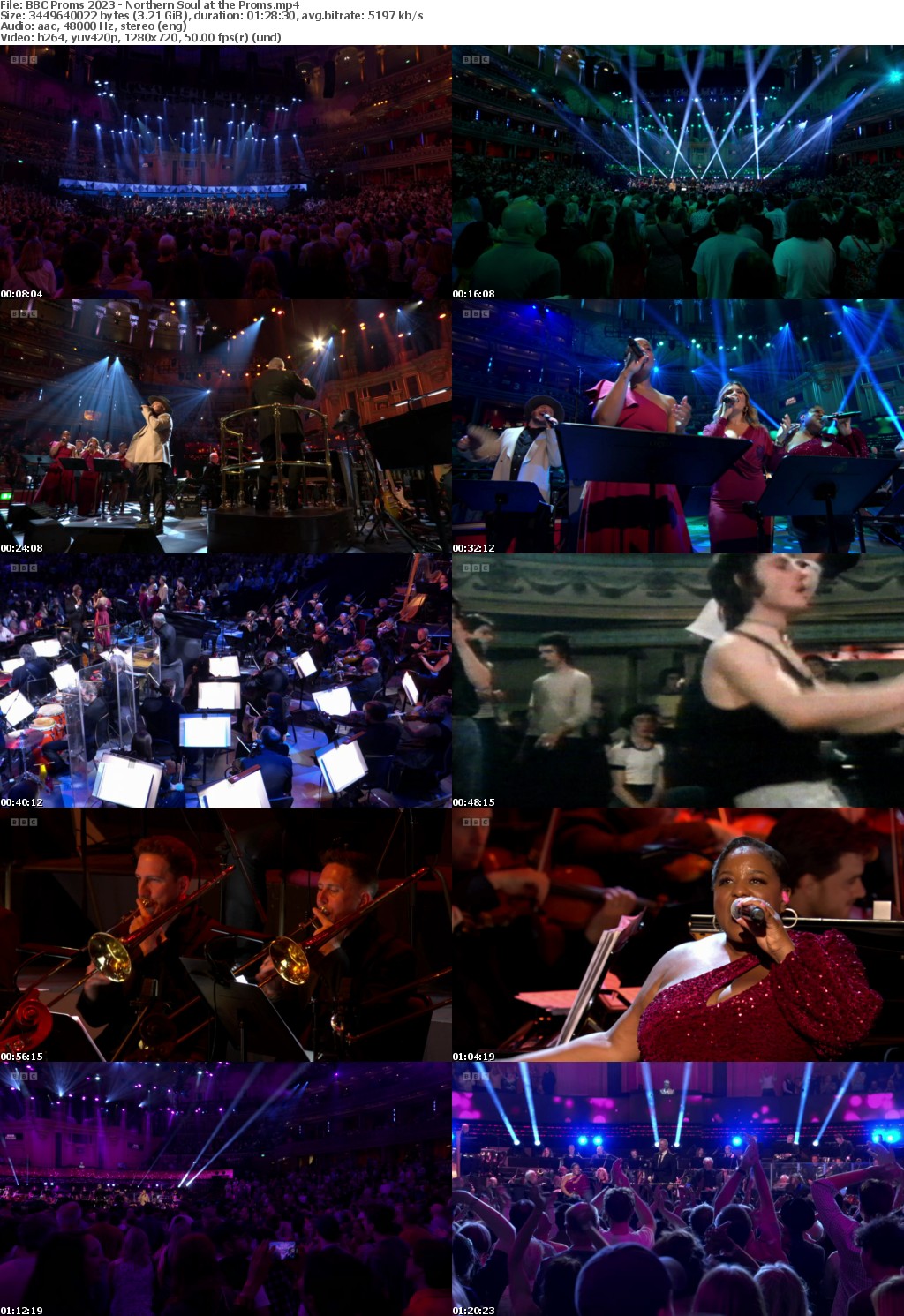 BBC Proms 2023 - Northern Soul at the Proms (1280x720p HD, 50fps, soft Eng subs)