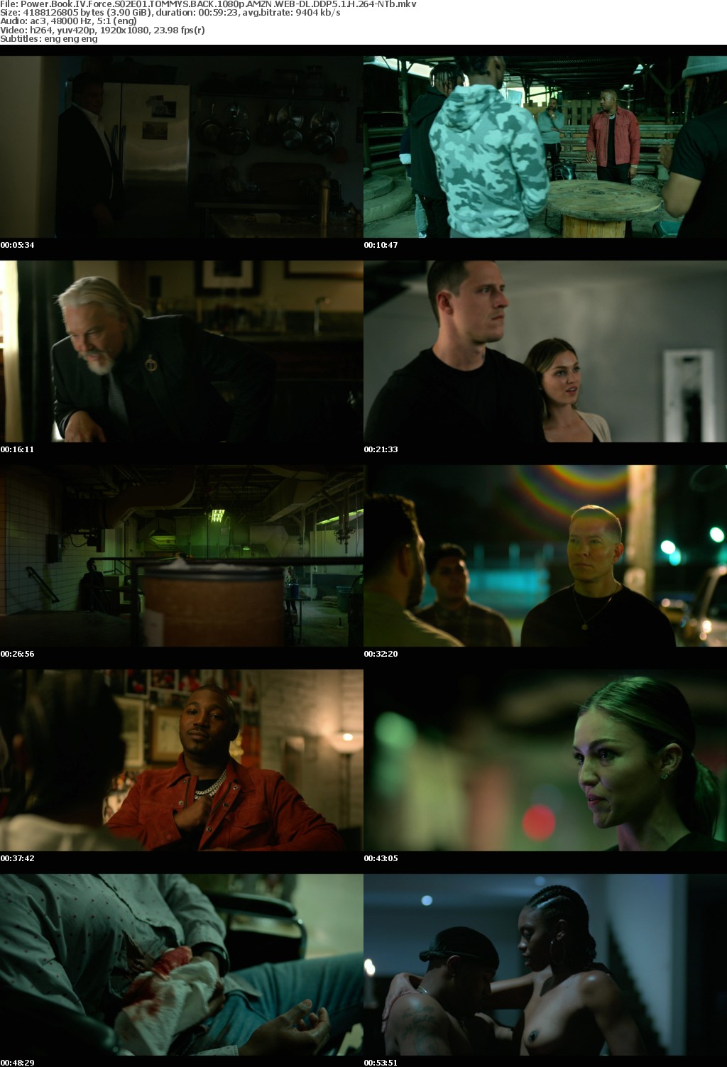 Power Book IV Force S02E01 TOMMYS BACK 1080p AMZN WEB-DL DDP5 1 H 264-NTb