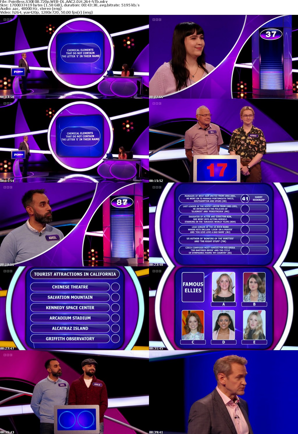 Pointless S30E08 720p WEB-DL AAC2 0 H 264-NTb