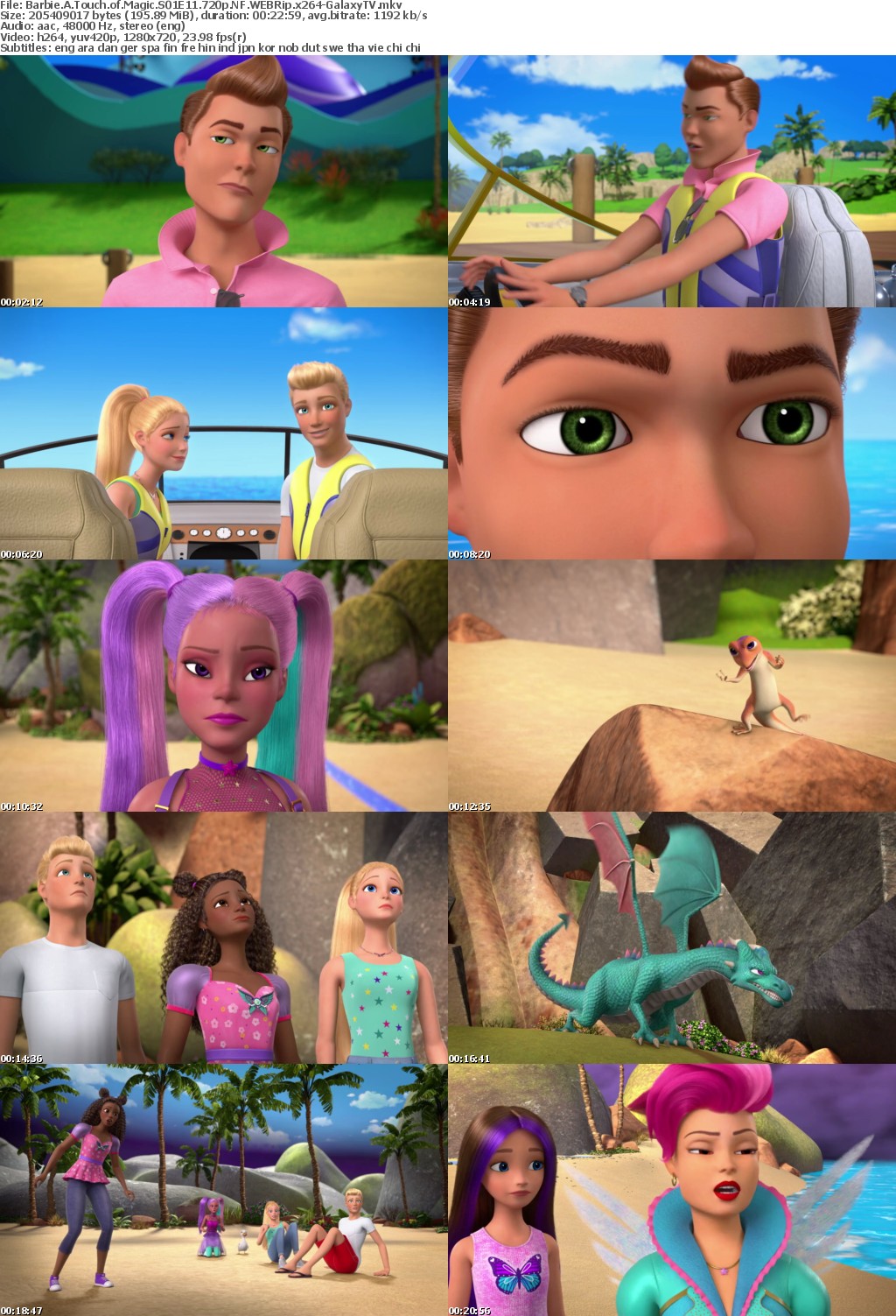 Barbie A Touch of Magic S01 COMPLETE 720p NF WEBRip x264-GalaxyTV