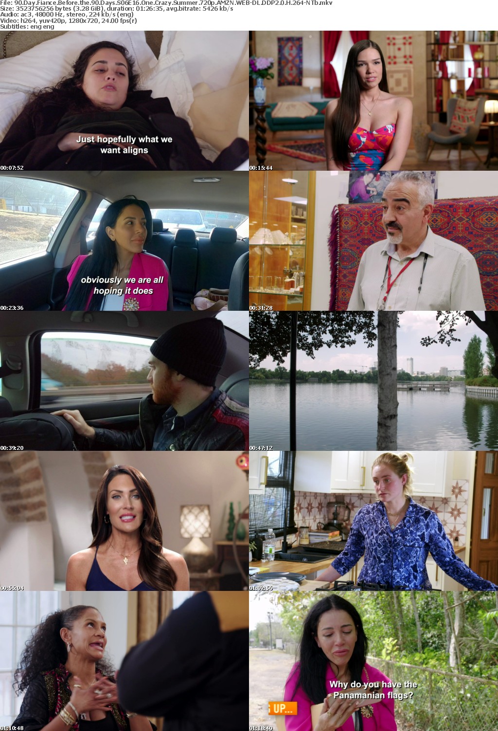 90 Day Fiance Before the 90 Days S06E16 One Crazy Summer 720p AMZN WEB-DL DDP2 0 H 264-NTb