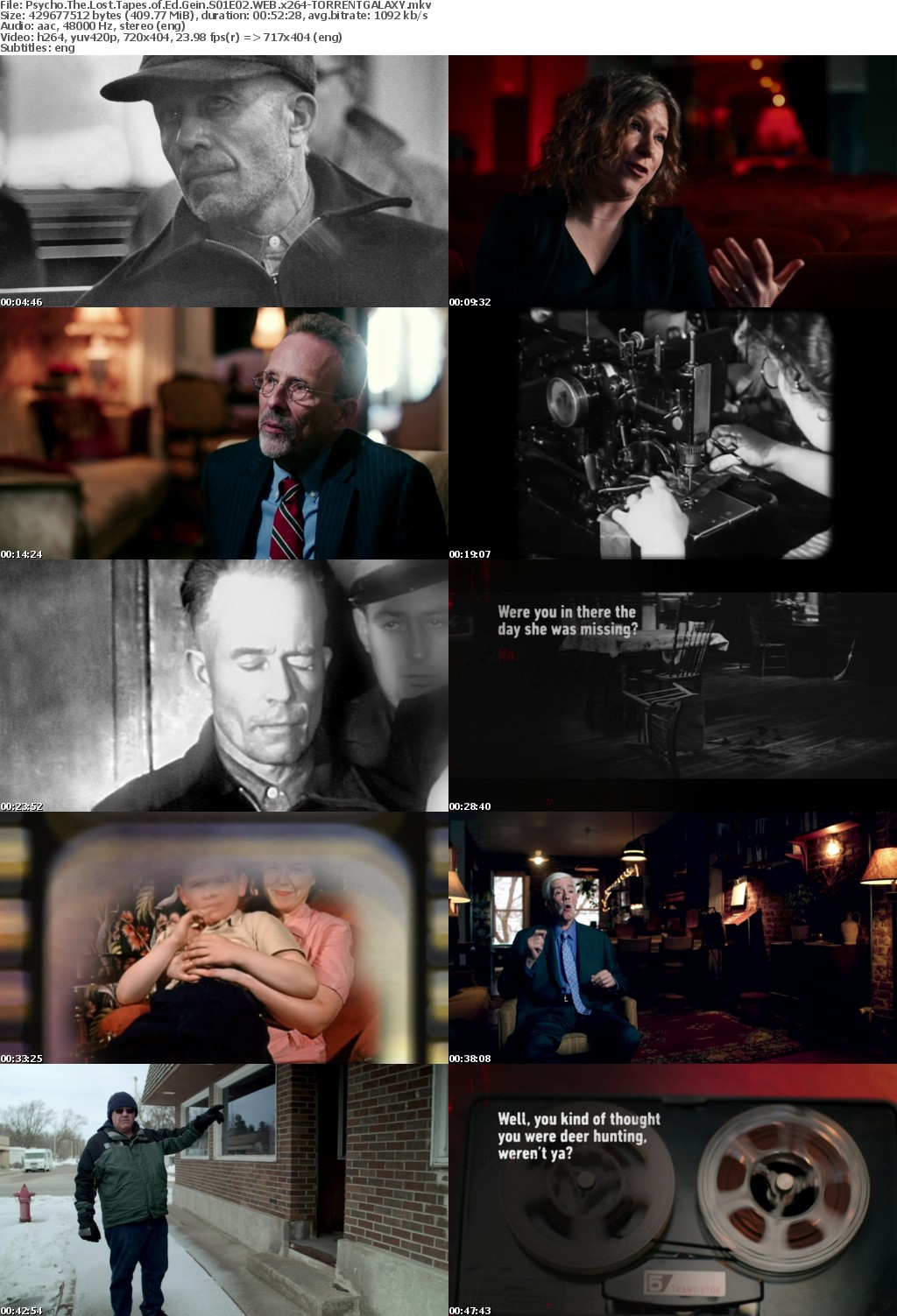 Psycho The Lost Tapes of Ed Gein S01E02 WEB x264-GALAXY