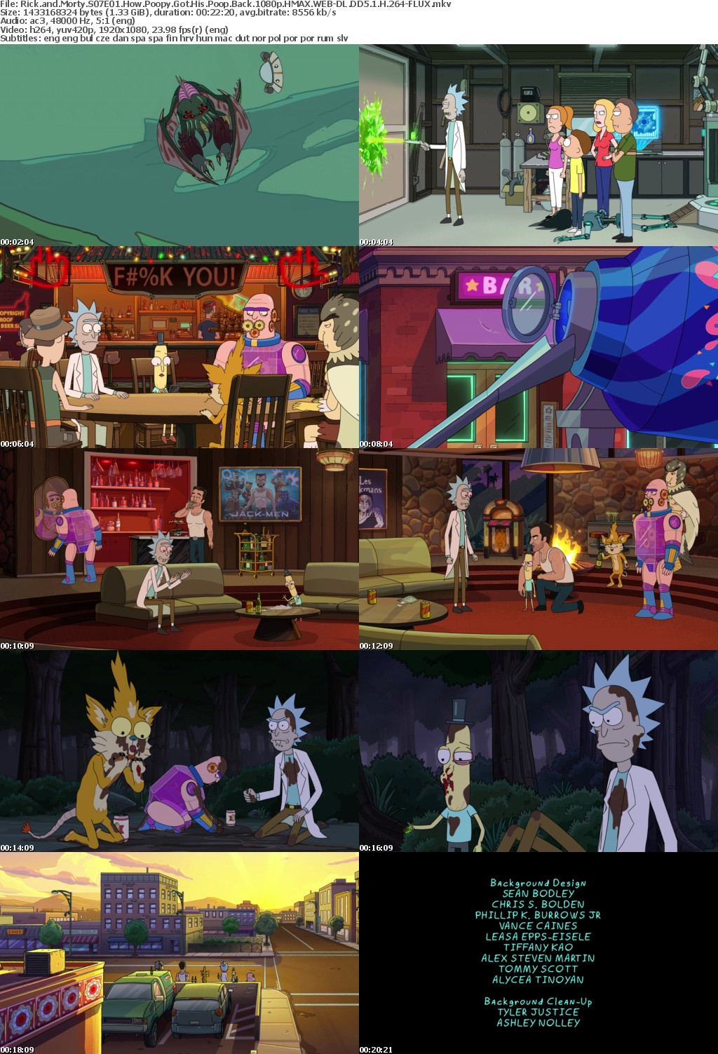 Rick and Morty S07E01 How Poopy Got His Poop Back 1080p HMAX WEB-DL DD5 1 H 264-FLUX