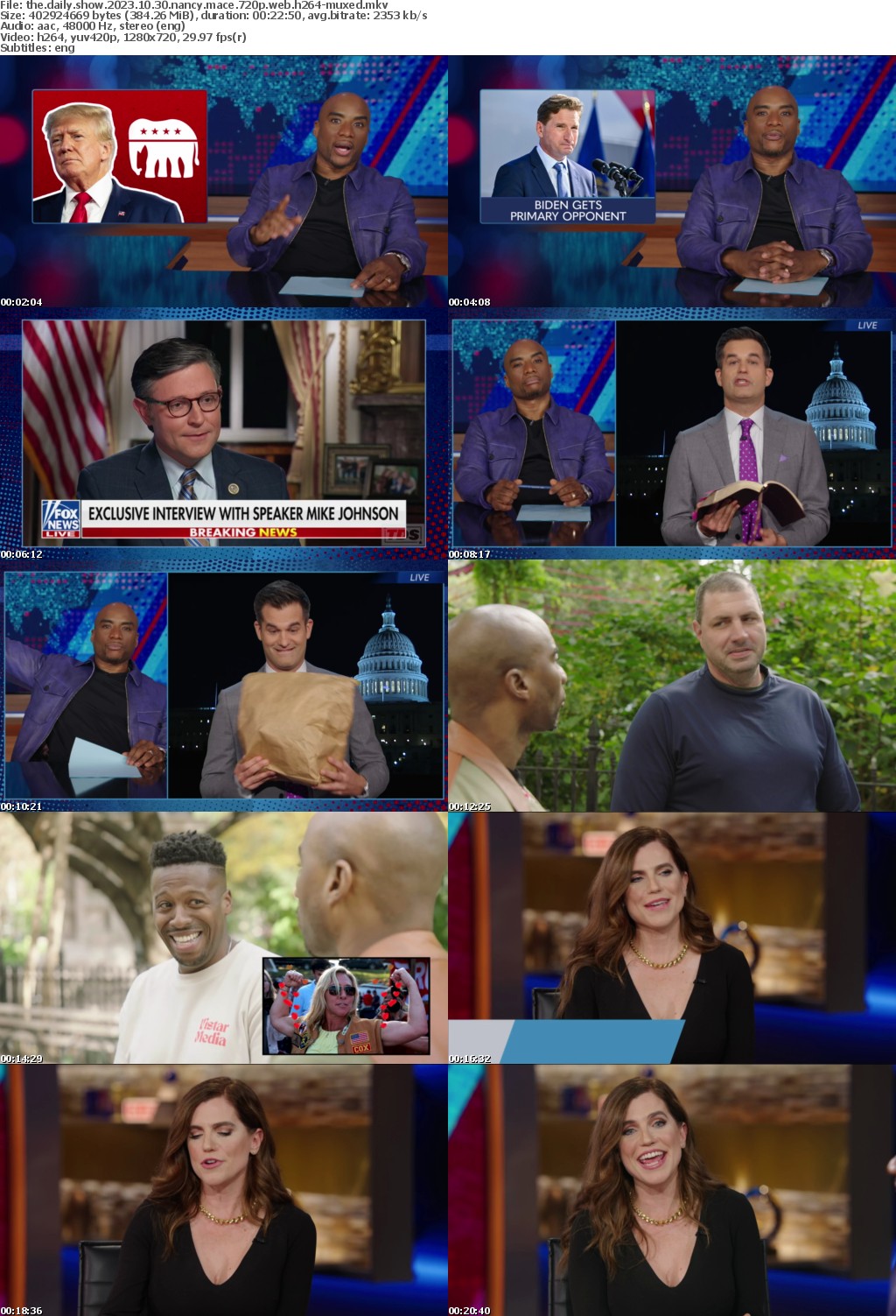 The Daily Show 2023 10 30 Nancy Mace 720p WEB H264-MUXED