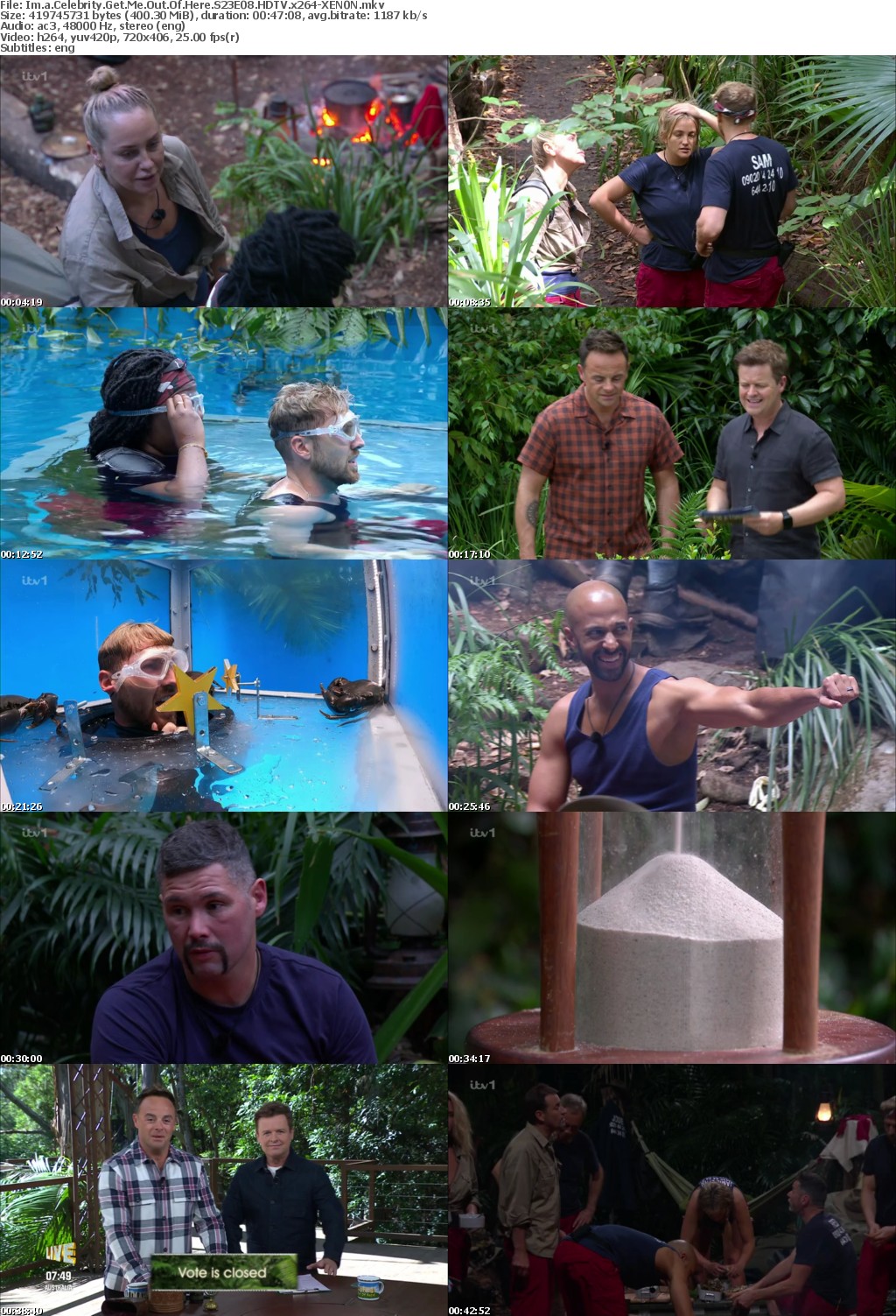 Im a Celebrity Get Me Out Of Here S23E08 HDTV x264-XEN0N