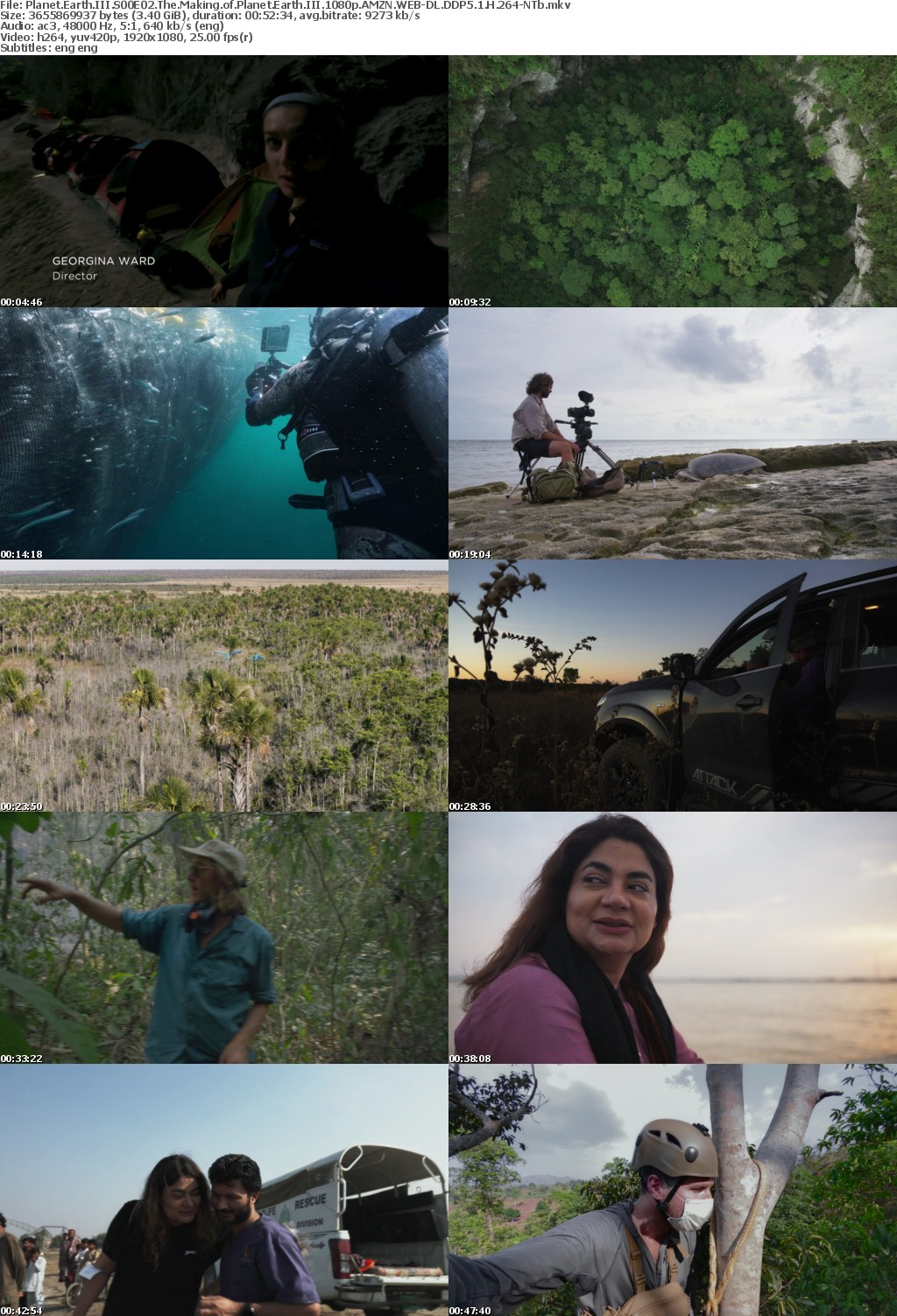 Planet Earth III S00E02 The Making of Planet Earth III 1080p AMZN WEB-DL DDP5 1 H 264-NTb