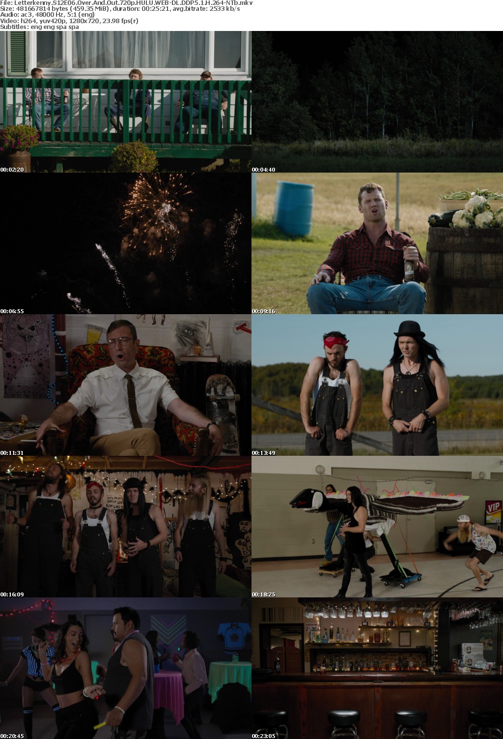 Letterkenny S12E06 Over And Out 720p HULU WEB-DL DDP5 1 H 264-NTb