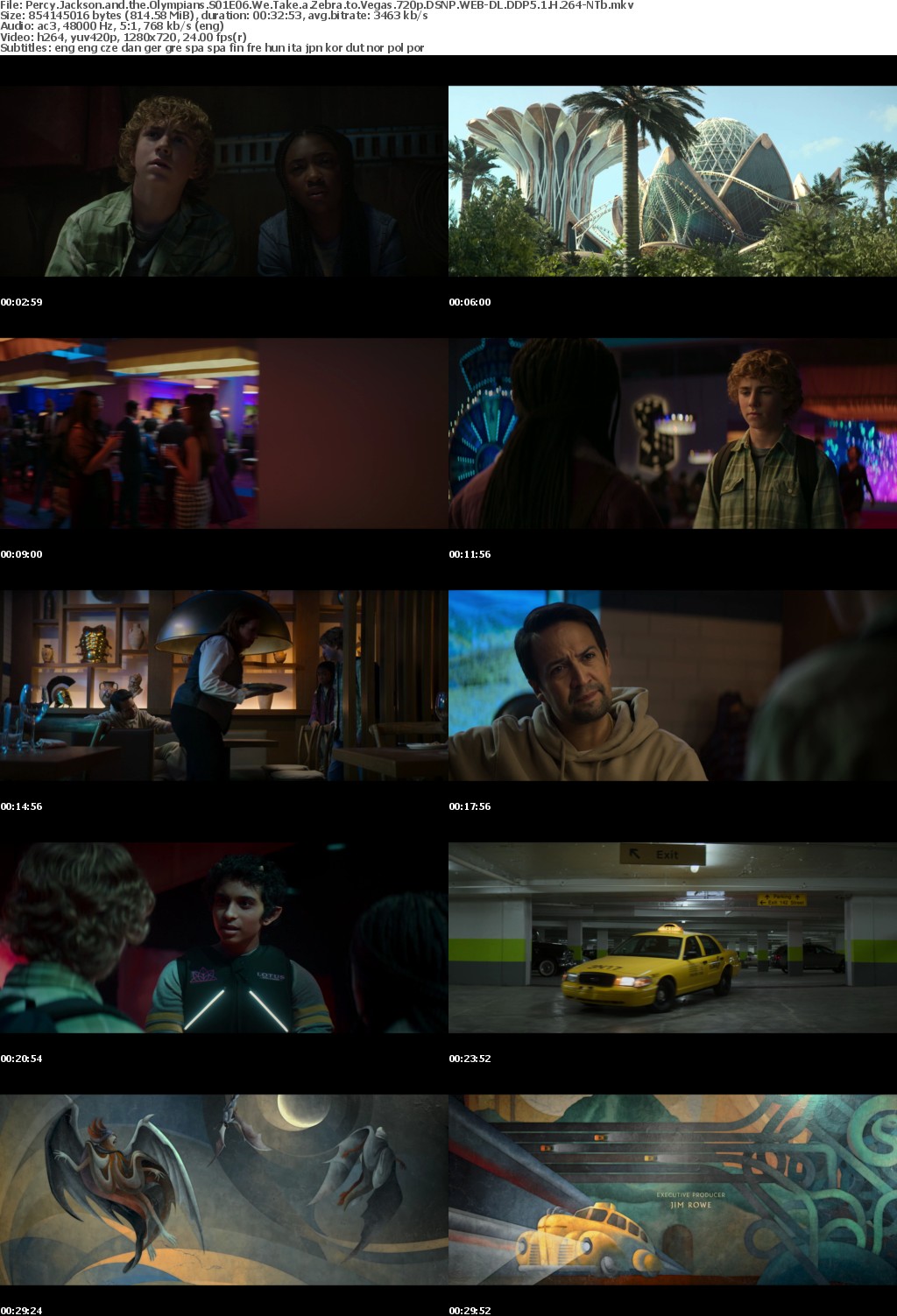 Percy Jackson and the Olympians S01E06 We Take a Zebra to Vegas 720p DSNP WEB-DL DDP5 1 H 264-NTb