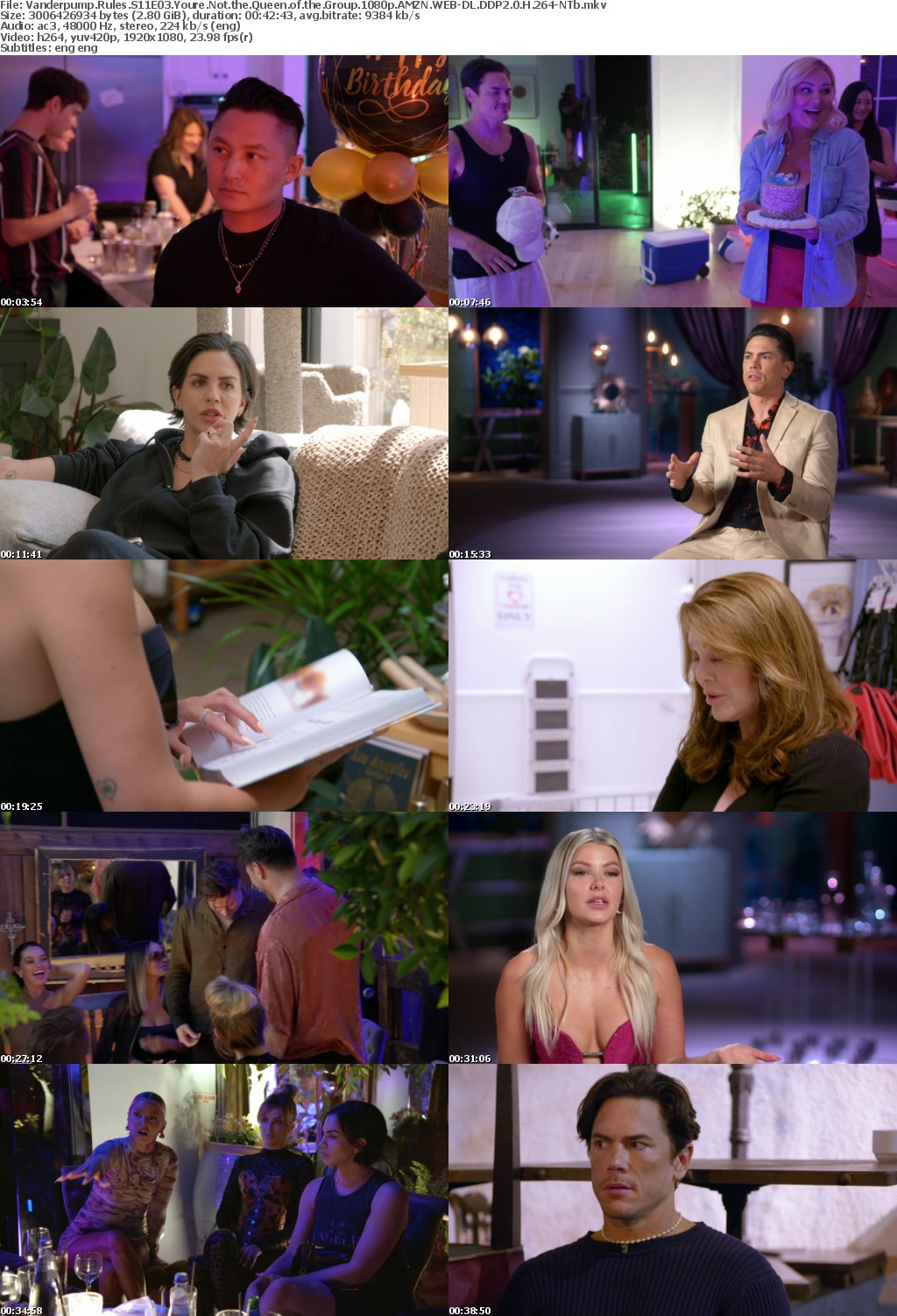 Vanderpump Rules S11E03 Youre Not the Queen of the Group 1080p AMZN WEB-DL DDP2 0 H 264-NTb